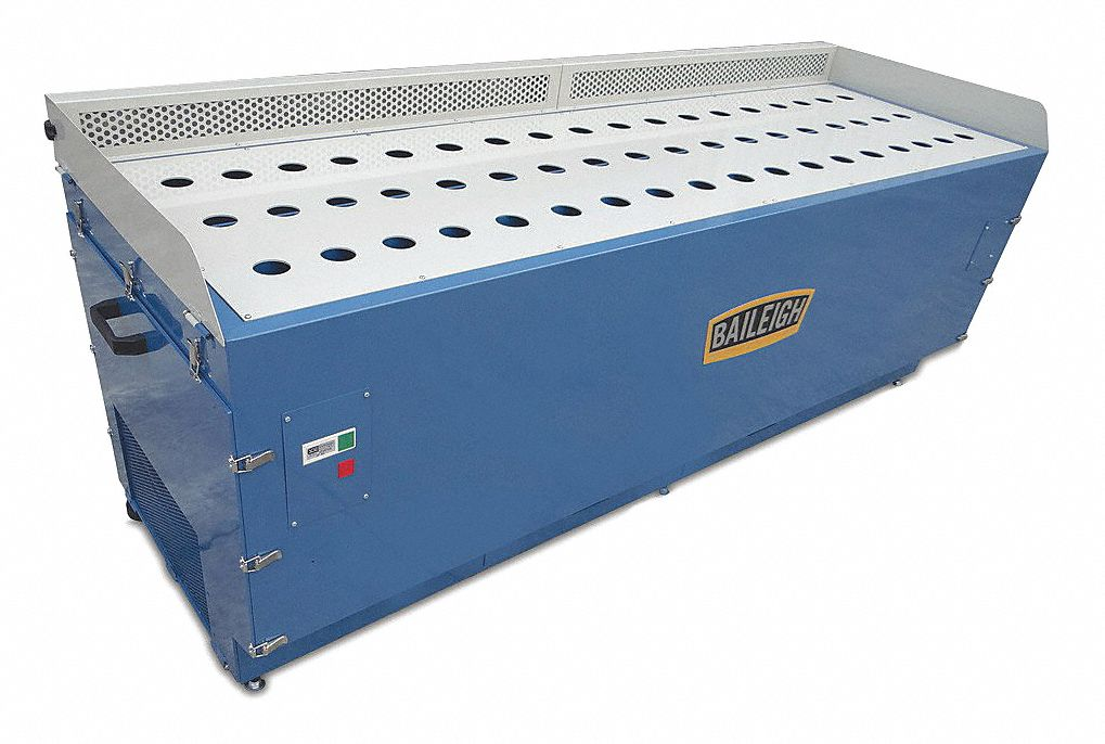 Downdraft Table, 1 hp, 220 V, 250 Microns Filter Rating