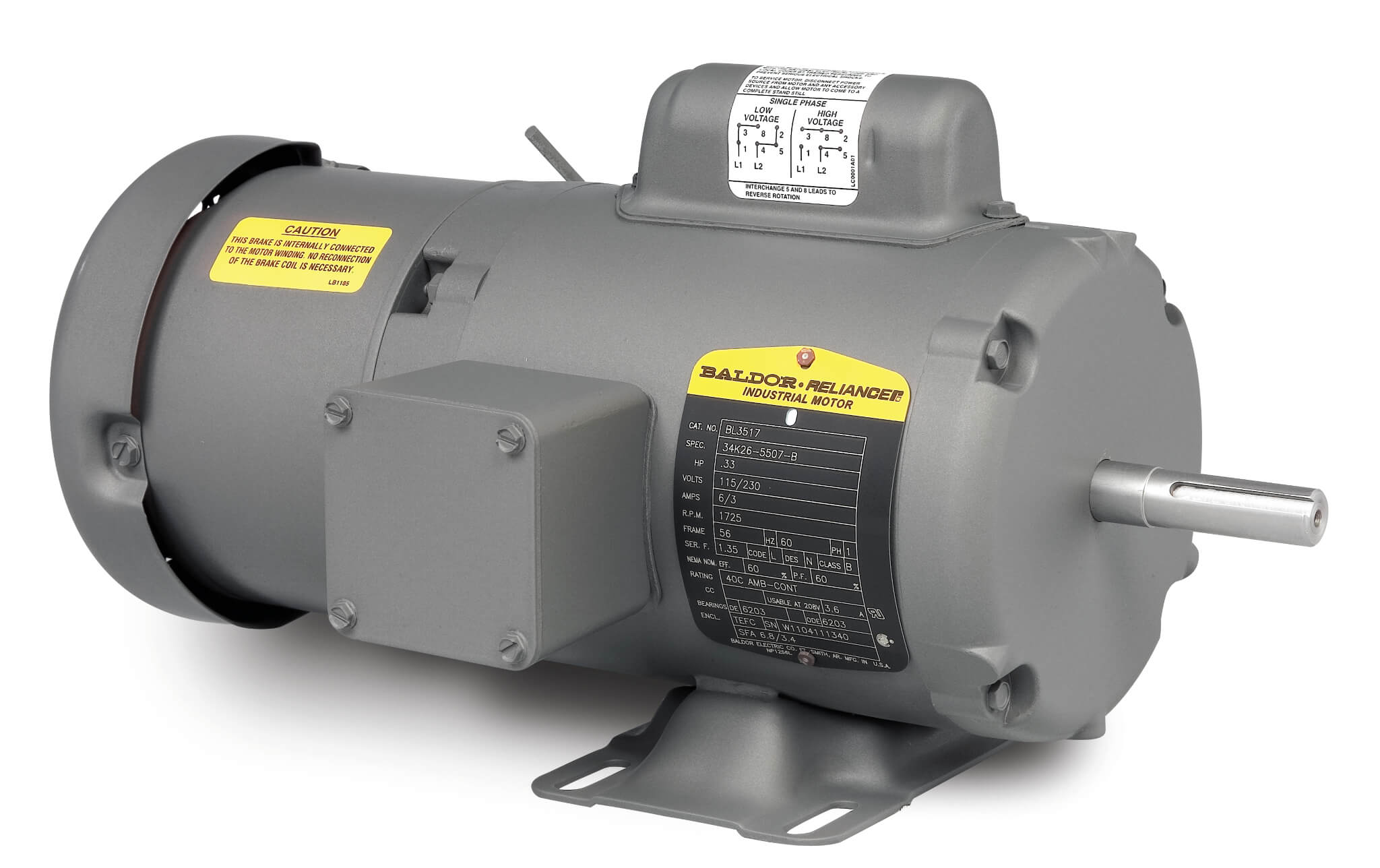 BALDOR MOTOR BL3518