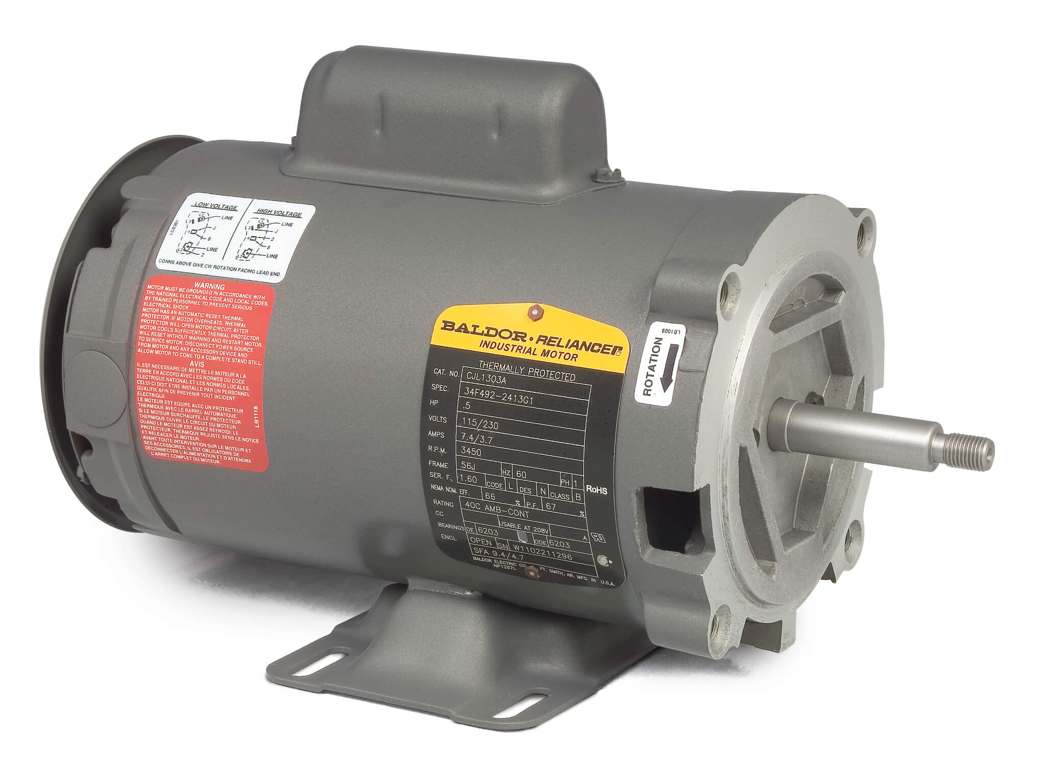 BALDOR MOTOR CJL1309A