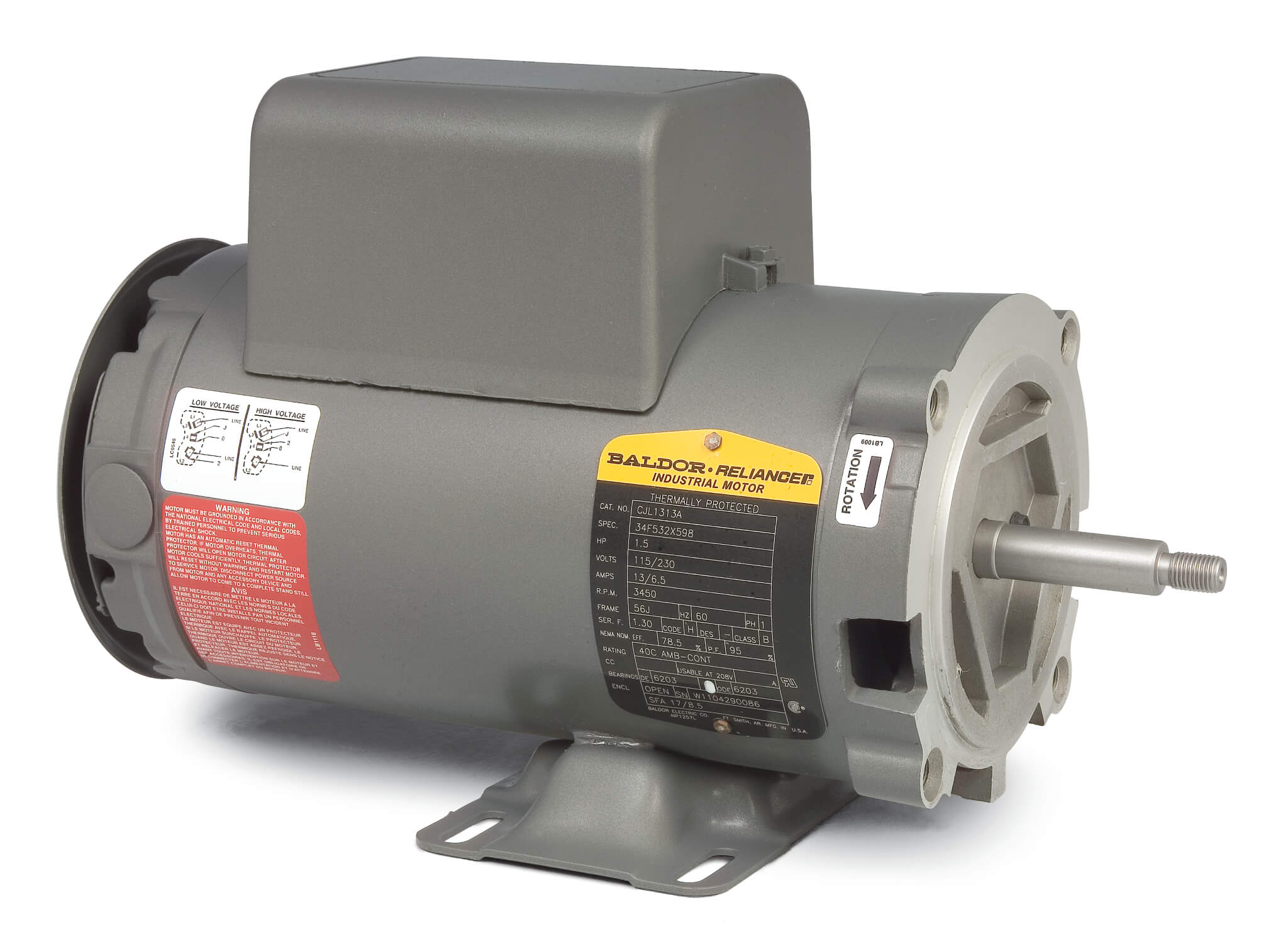 BALDOR MOTOR CJL1313A