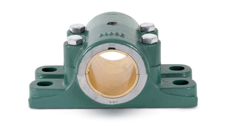 BALDOR / DODGE 004102 Plain Bearing, Babbitt Journal, Bore Round, Steel, Shaft Size 4.4375 Inch | BD6YPC