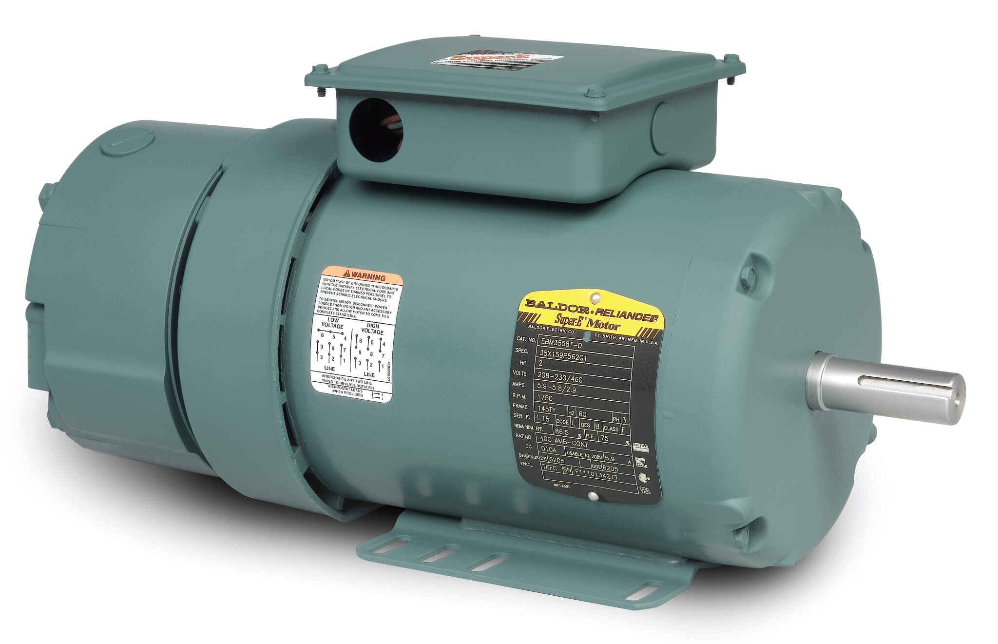 BALDOR MOTOR EBM3558T-D
