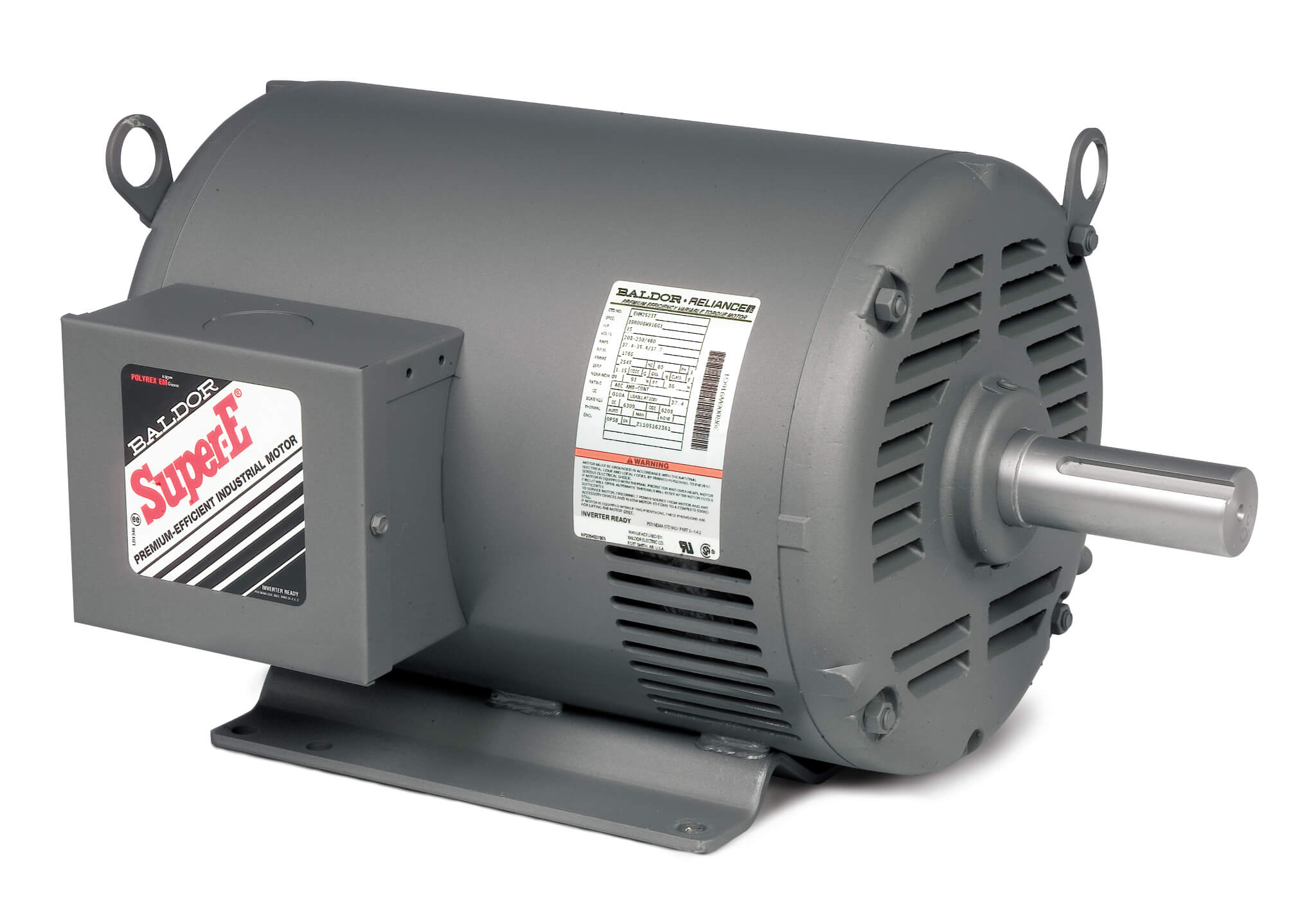 BALDOR MOTOR EHM2276T General Purpose HVAC Motor, 230/460V, 1200 RPM, 7.5 hp, 3 Phase, TEFC, 254T Frame | AJ6RUR