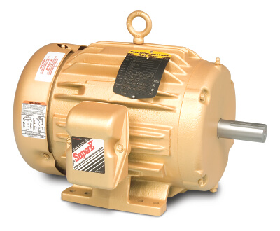 Three Phase Motor, 230/460V, 900 RPM, 60 Hz, 5 hp, TEFC, 254T Frame