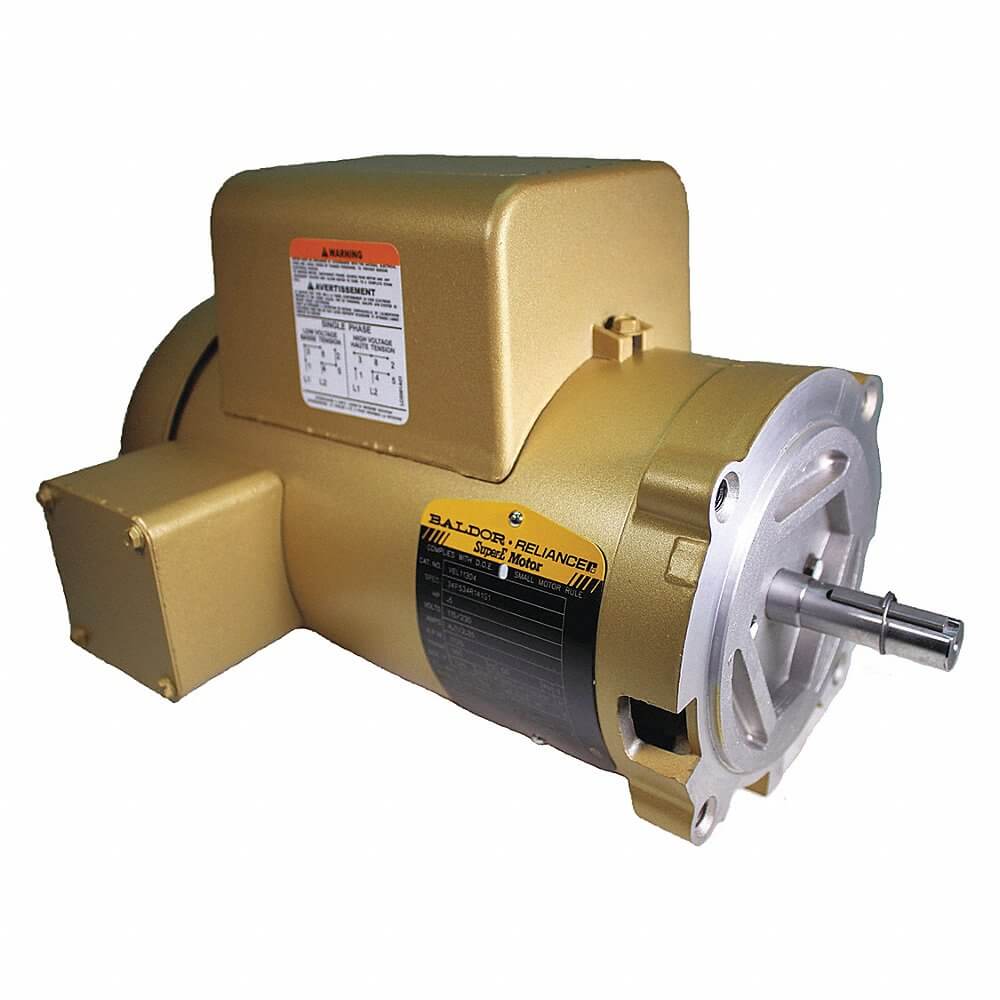 Single Phase Open Motor, 115/230V, 3600 RPM, 60 Hz, 1 hp, ODP, 56C Frame