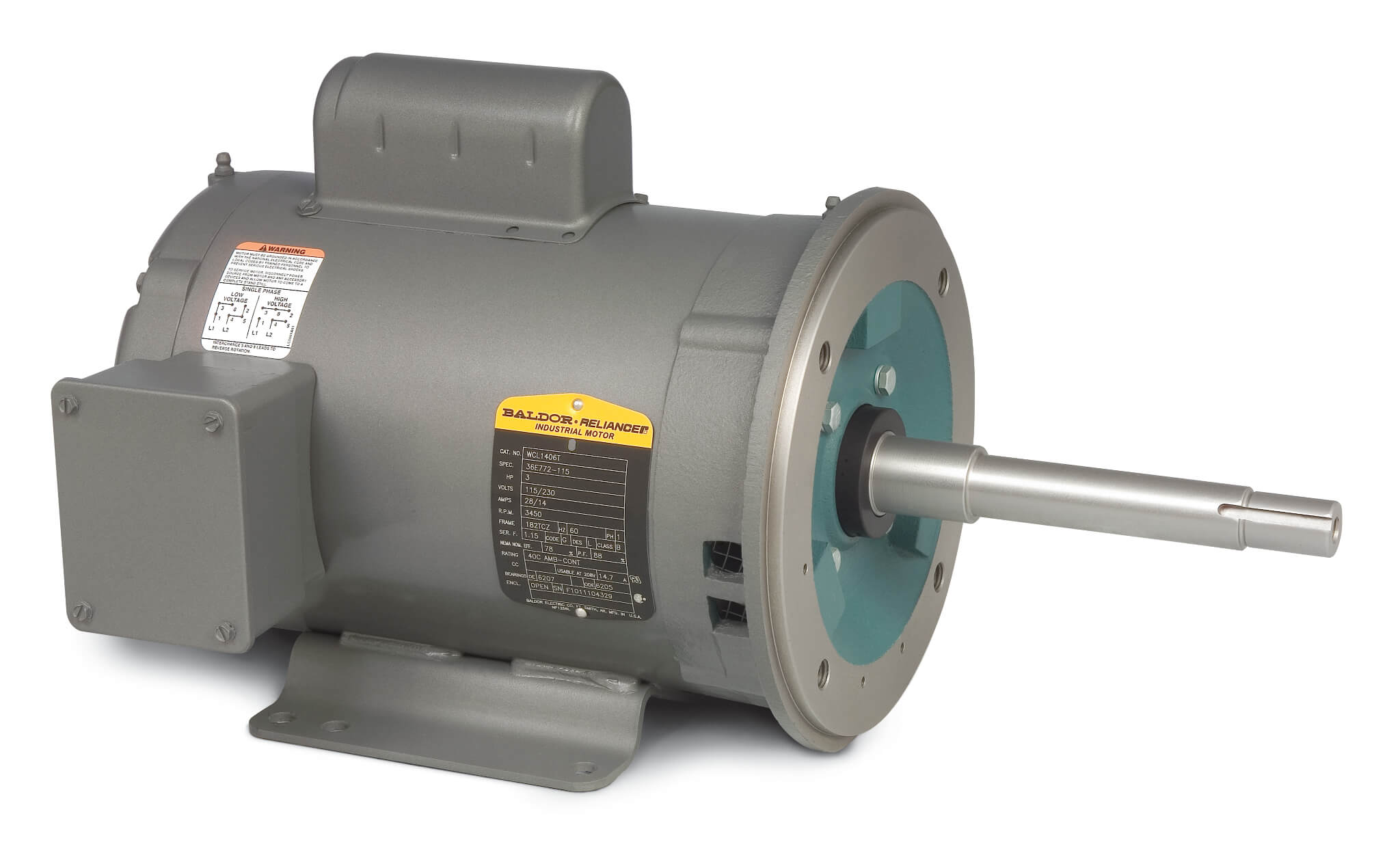 BALDOR MOTOR WCL1406T
