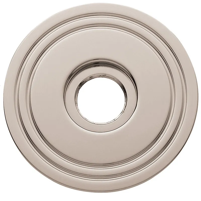 BALDWIN ESTATE 5047.055 Passage Pair Rosettes Lifetime Bright Nickel | CY7WZF