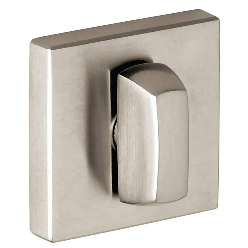 BALDWIN ESTATE 6733.056 Square Lifetime Satin Nickel Turns Lifetime Satin Nickel | CY7VQC