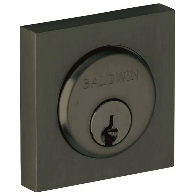 Contemporary Square Satin Black Cylinders Satin Black