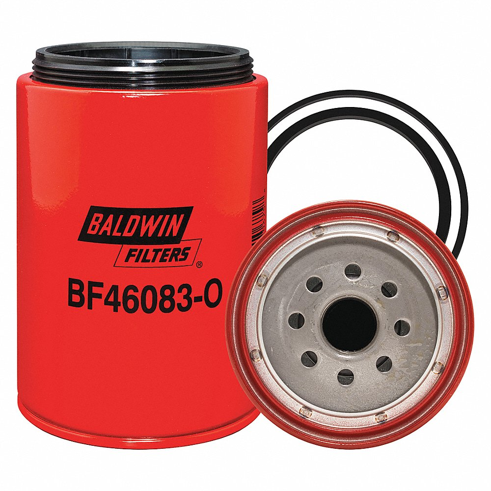 BALDWIN FILTERS BF46083-O Fuel Filter, Spin-On, 6-3/16 Inch H x 4-1/2 Inch W | CY7QNB