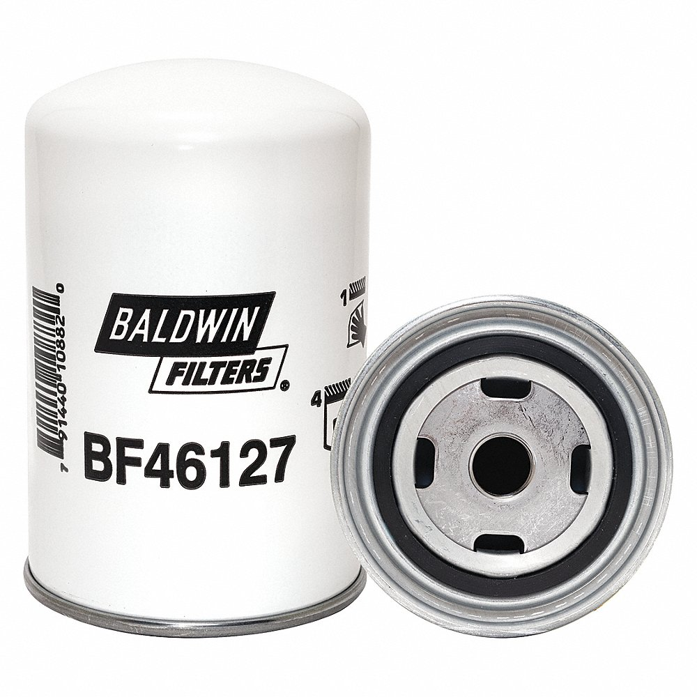 BALDWIN FILTERS BF46127 Fuel Filter, Diesel, Gas, Spin-On, 5-13/16 InchH | CY7TJP
