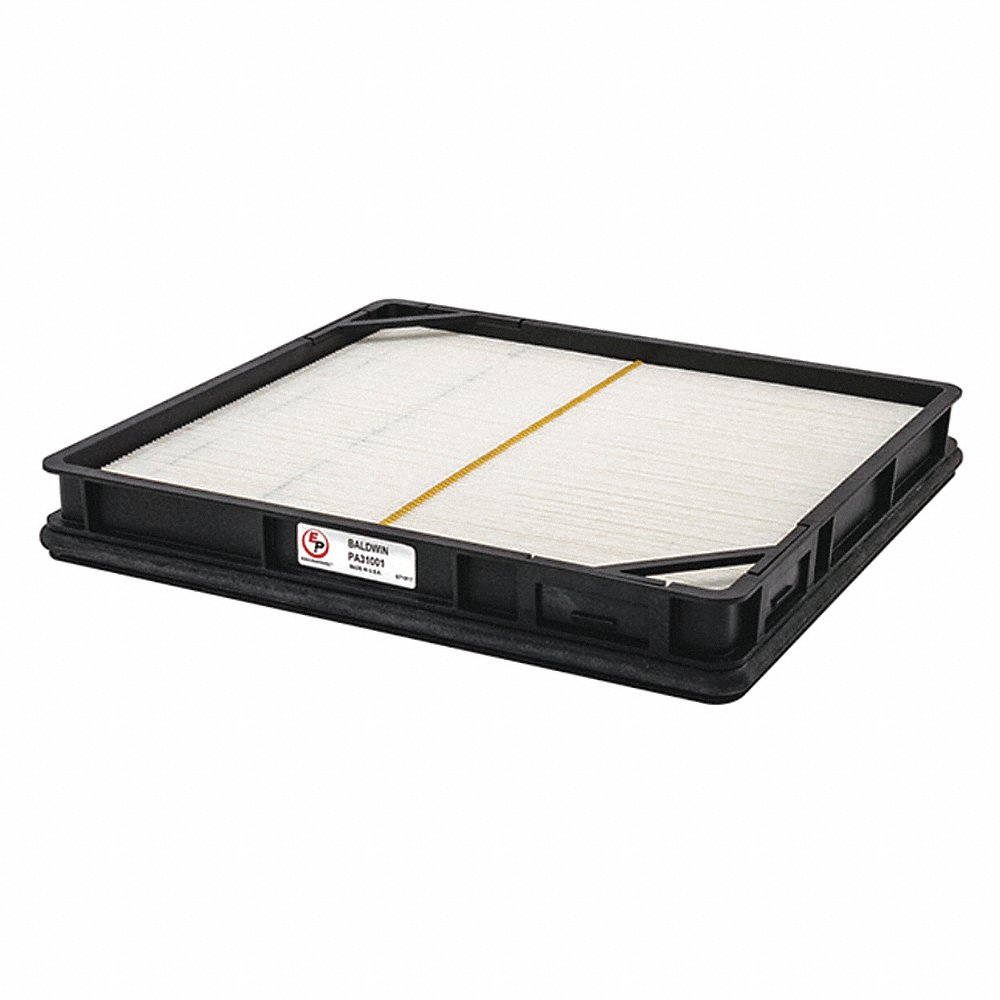 BALDWIN FILTERS PA31001 Air Filter, Element, Panel Design, 1-1/2 Inch H | CY7QMK