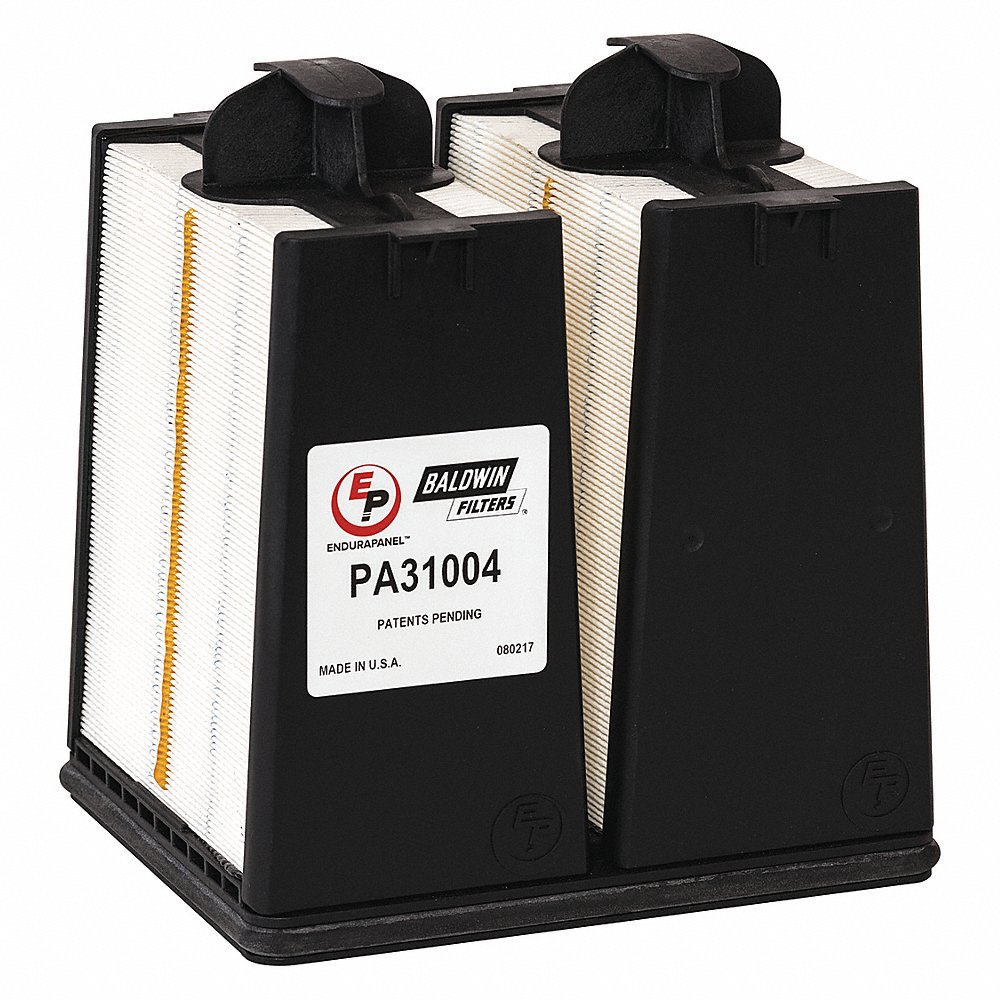 BALDWIN FILTERS PA31004 Air Filter, Element, Panel Design, 9-7/8 Inch H | CY7QTK