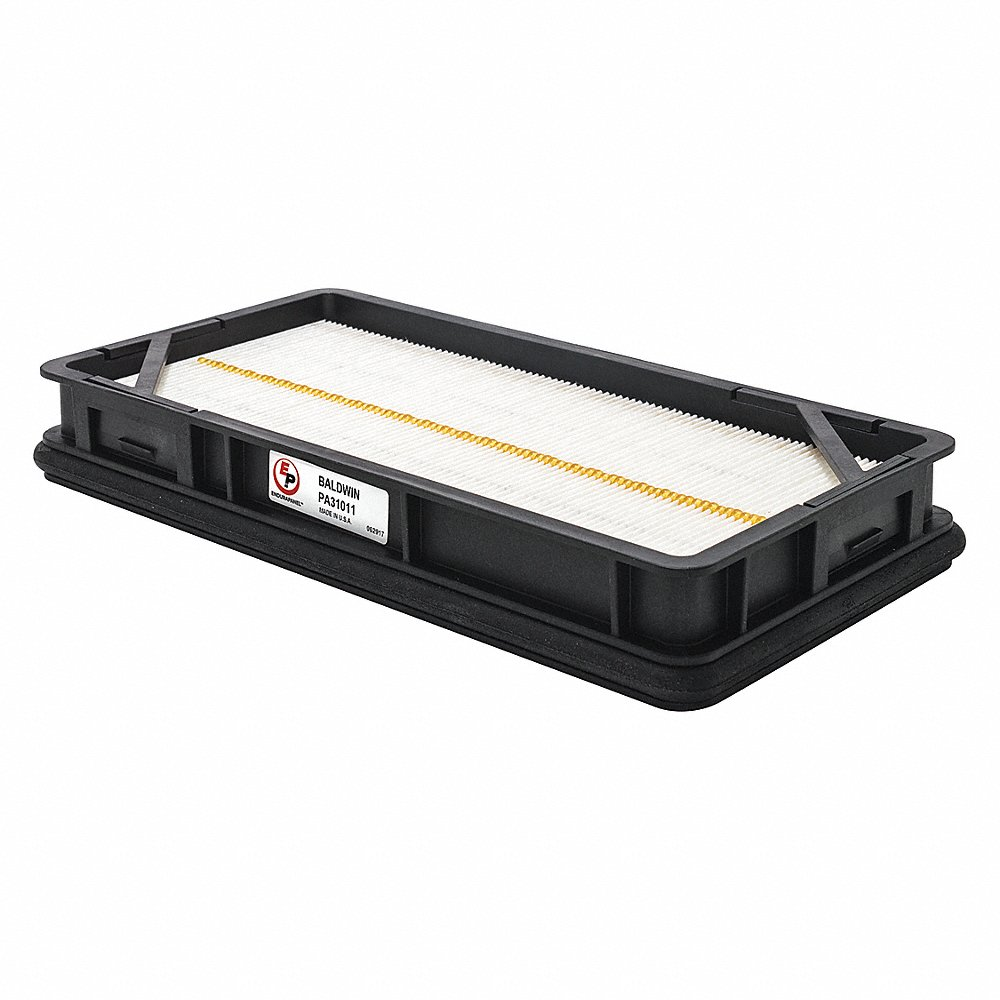 BALDWIN FILTERS PA31011 Air Panel Filter, 1-1/2 Inch H, 10-7/16 Inch L | CY7RCX