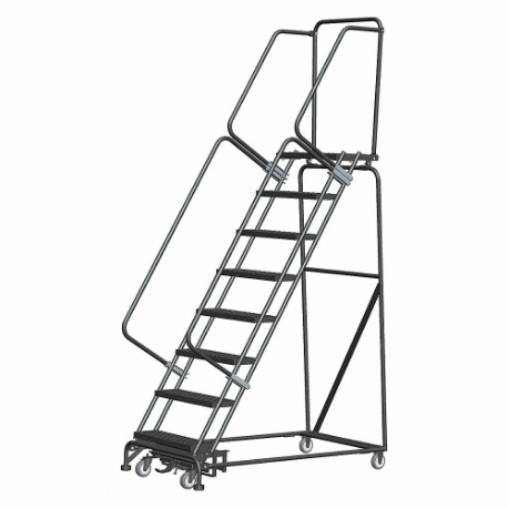 BALLYMORE WA083214PSU Rolling Ladder, 80 Inch Platform Height, 14 Inch Platform Depth, 24 Inch Platform Width | CN9CCB 41LF65