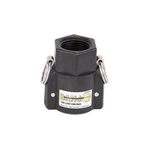 BANJO FITTINGS 100DB Coupler, 1 Inch F x 1 Inch F Thread, British Standard Pipe | BW8QZD