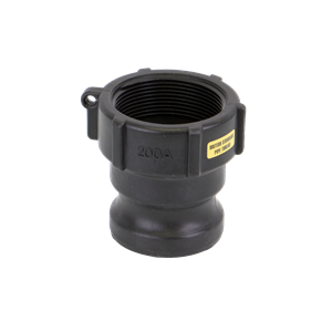 BANJO FITTINGS 200ABP Poly Cam Lever Coupling, 2 Inch Male Adapter X 2 Inch Size | BW8JMQ