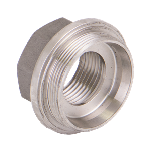 BANJO FITTINGS DM10257BSS End Plate, 1 Inch, Stainless Steel | BW9LPW