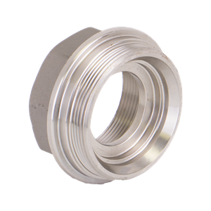 BANJO FITTINGS DM15256FSS Female Npt Dry Mate End Plate Stainless Steel, 2 Inch Size | BW9RWC