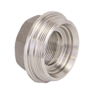 BANJO FITTINGS DM15257FBSS British Standard Pipecf Dry Mate End Plate Stainless Steel, 1-1/2 Inch Size | BW9RWF