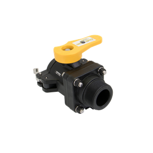 BANJO FITTINGS DMMT201AE Dry Mate Male NPT, With Low Profile Handle and Edpm Seals, Size 2 Inch, Pp | BW9VHY