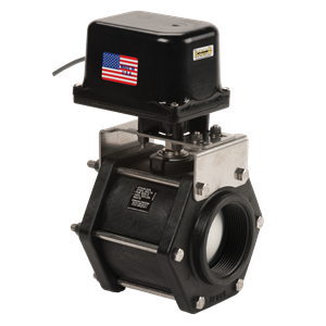 BANJO FITTINGS EV300FP Full Port Threaded Regulating Electric Valve, 3 Sec Response Time, 3 Inch Size | BX2ELB