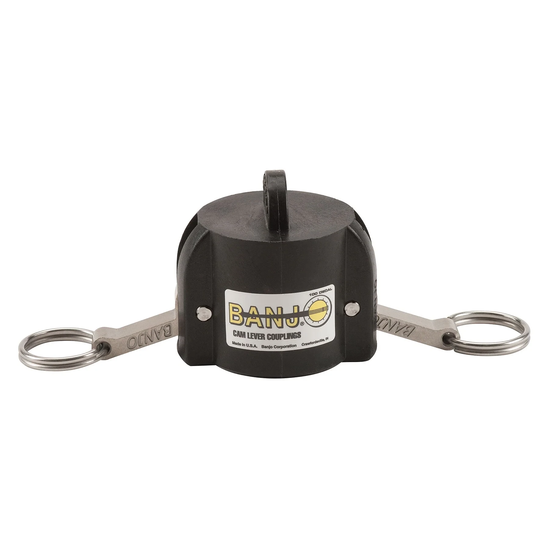 BANJO FITTINGS 100125CAP Cam And Groove Dust Cap, 1 Inch, Polypropylene | AA9KMP 1DPJ6