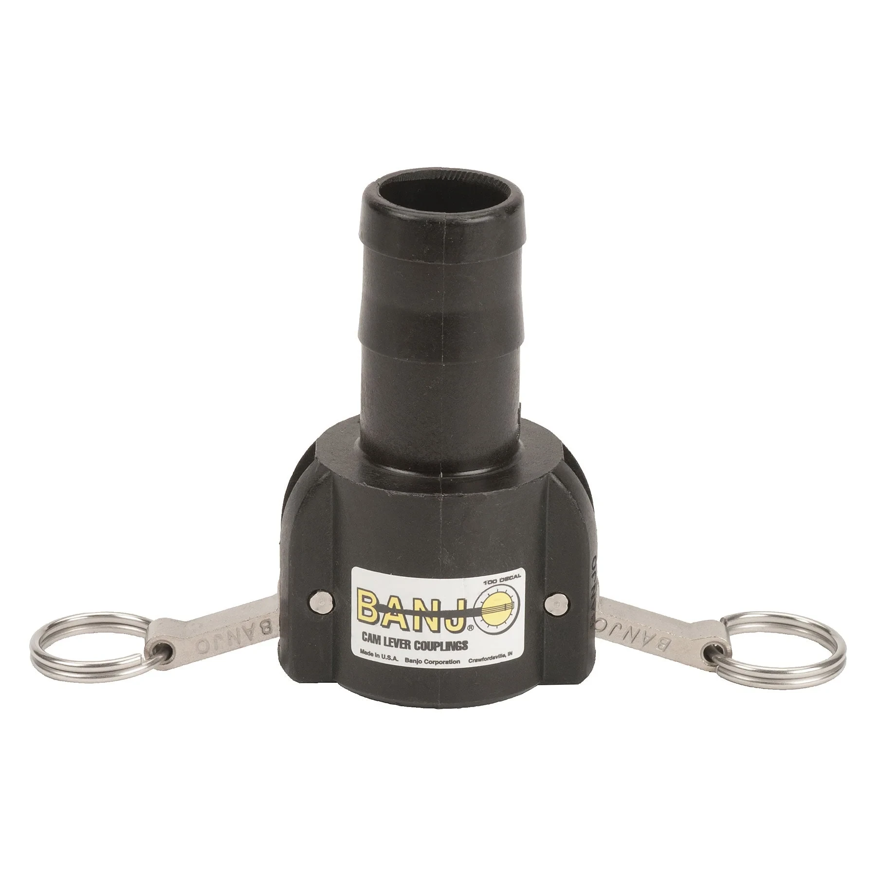 BANJO FITTINGS 125C Coupler, 1 x 1-1/4 Inch, 125 Psi Polypropylene | AA9KNB 1DPK8