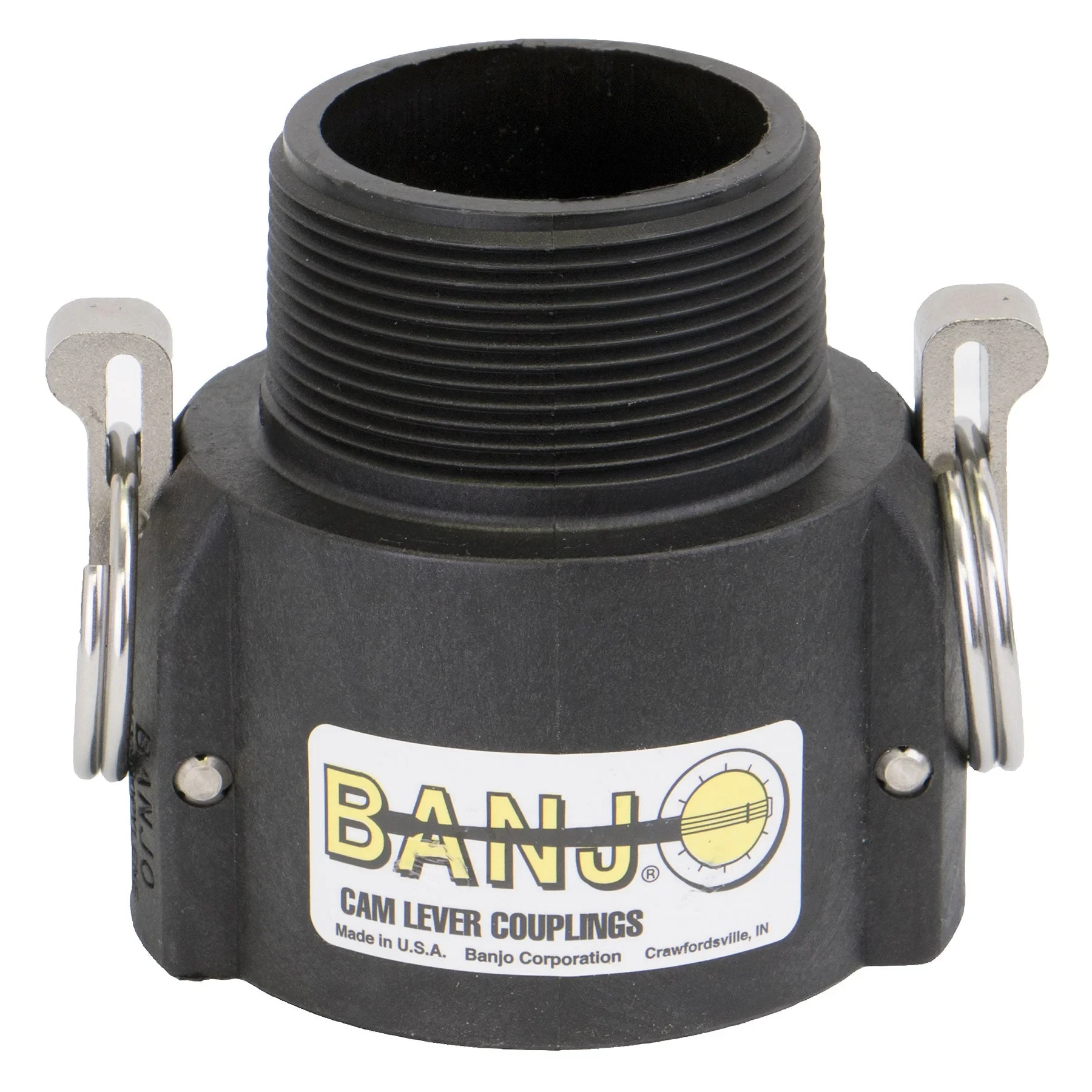 BANJO FITTINGS 200B Female Coupler, 2 Inch X 2 Inch Size | AA9KNT 1DPN5