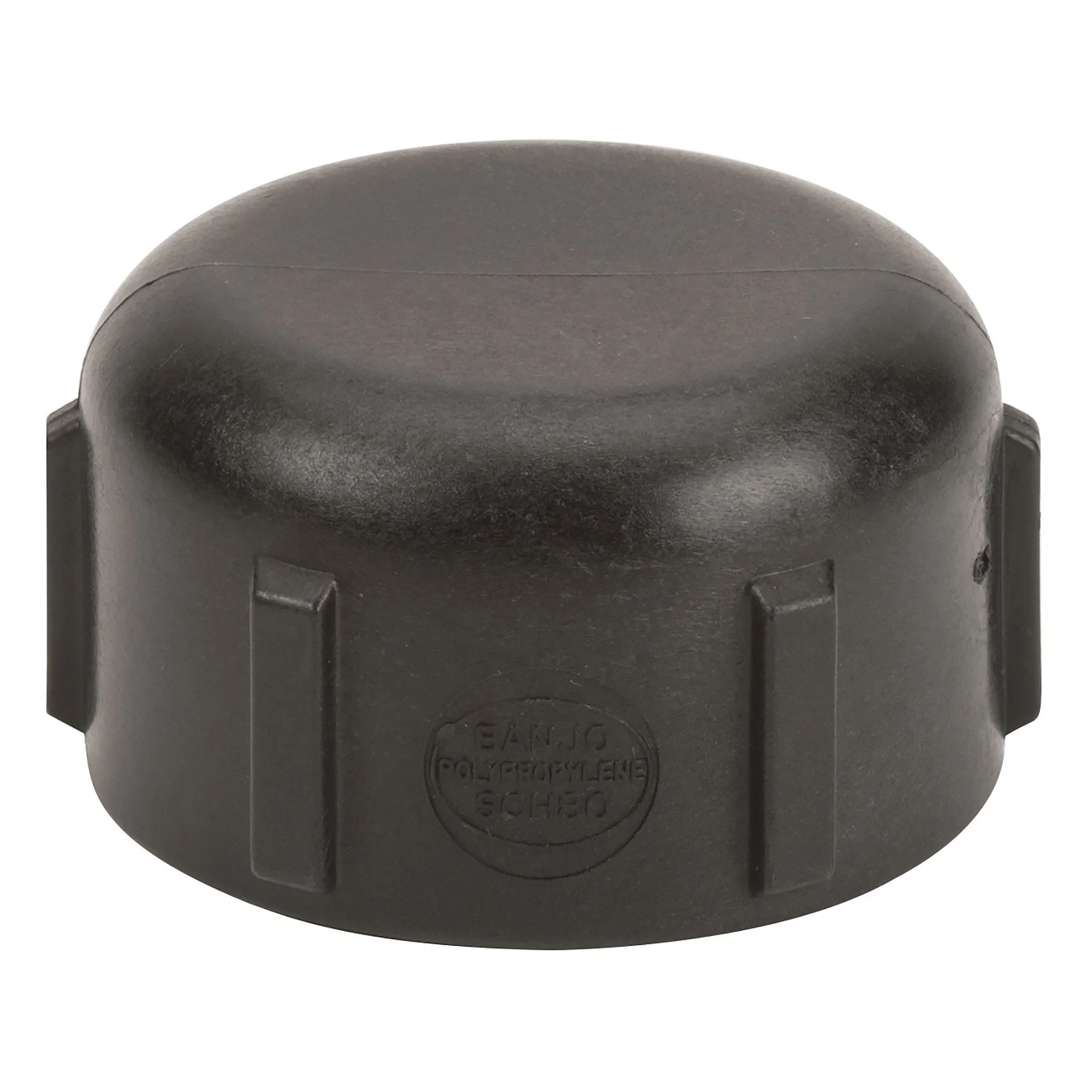 Pipe Cap 2 Inch Fpt Polypropylene 150 Psi Black