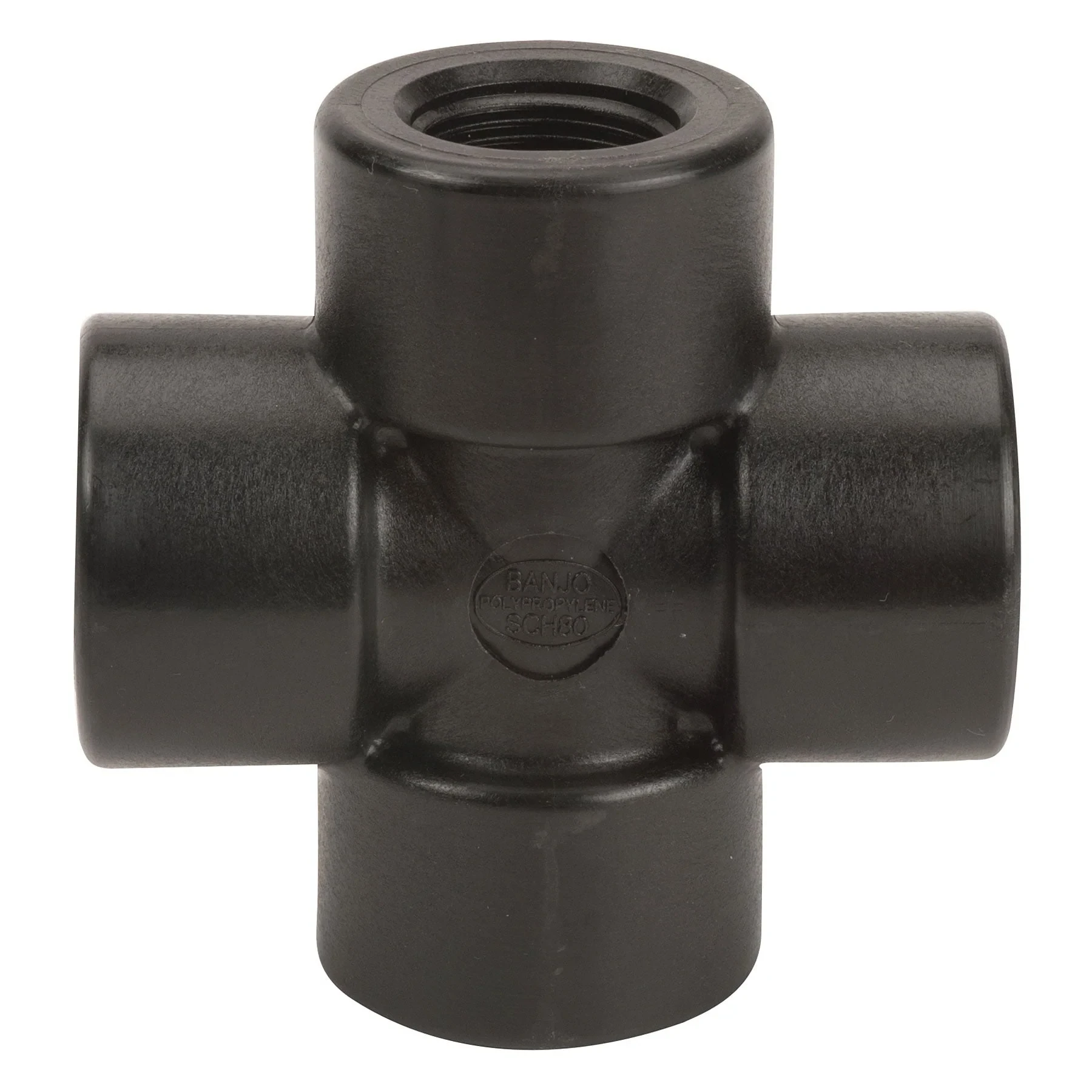 Cross 3/4 Inch Fpt 150 Psi Black