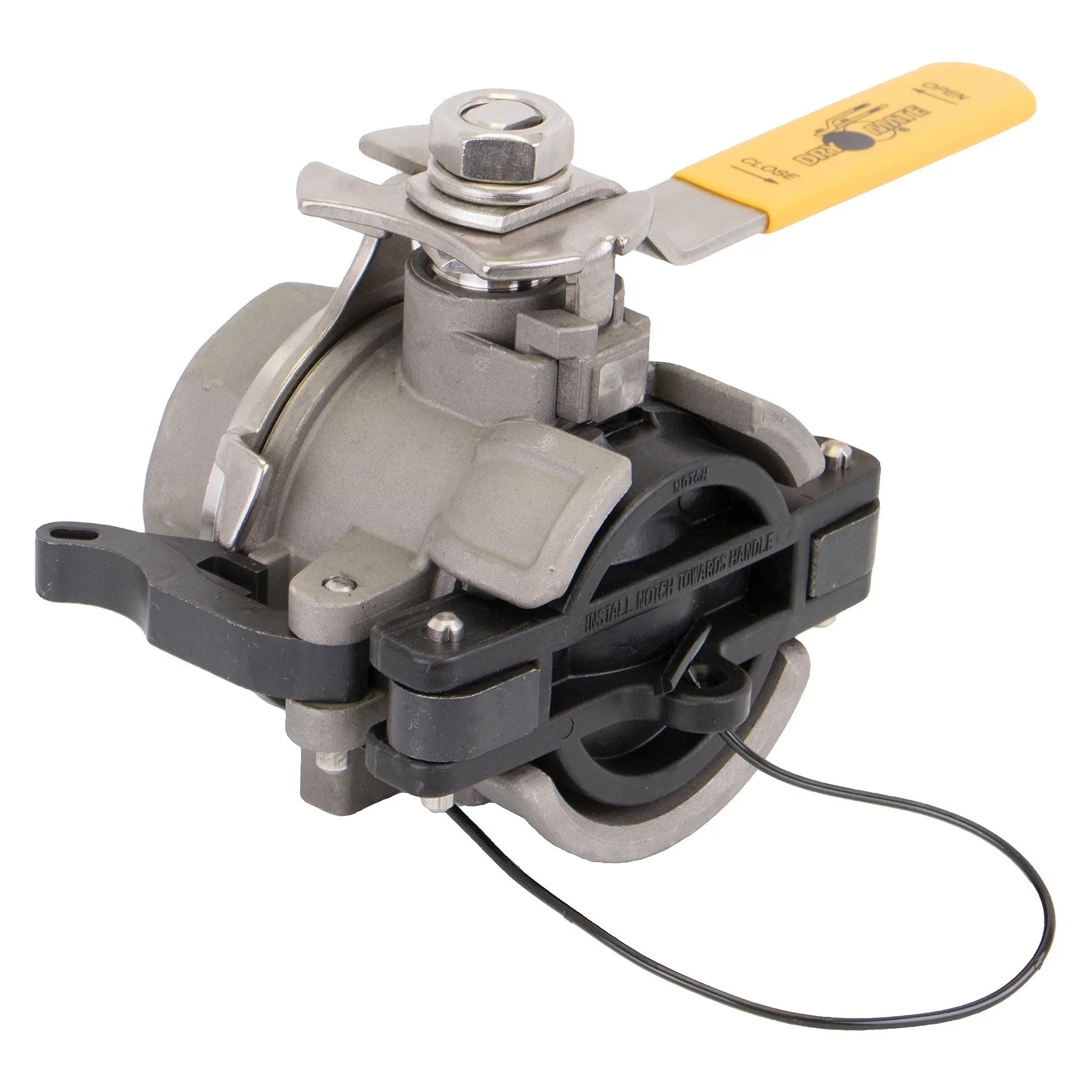 BANJO FITTINGS DM200DSST Female Dry Mate, 316 Stainless Steel, Npt, Ffkm, 2 Inch Size | BX2FUY