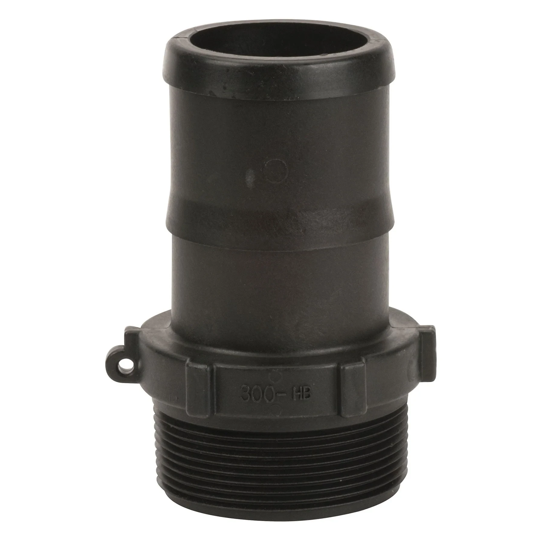 BANJO FITTINGS HB300 Poly Straight Hose Barb, 3 Inch Mpt | AC8TYM 3DTW5