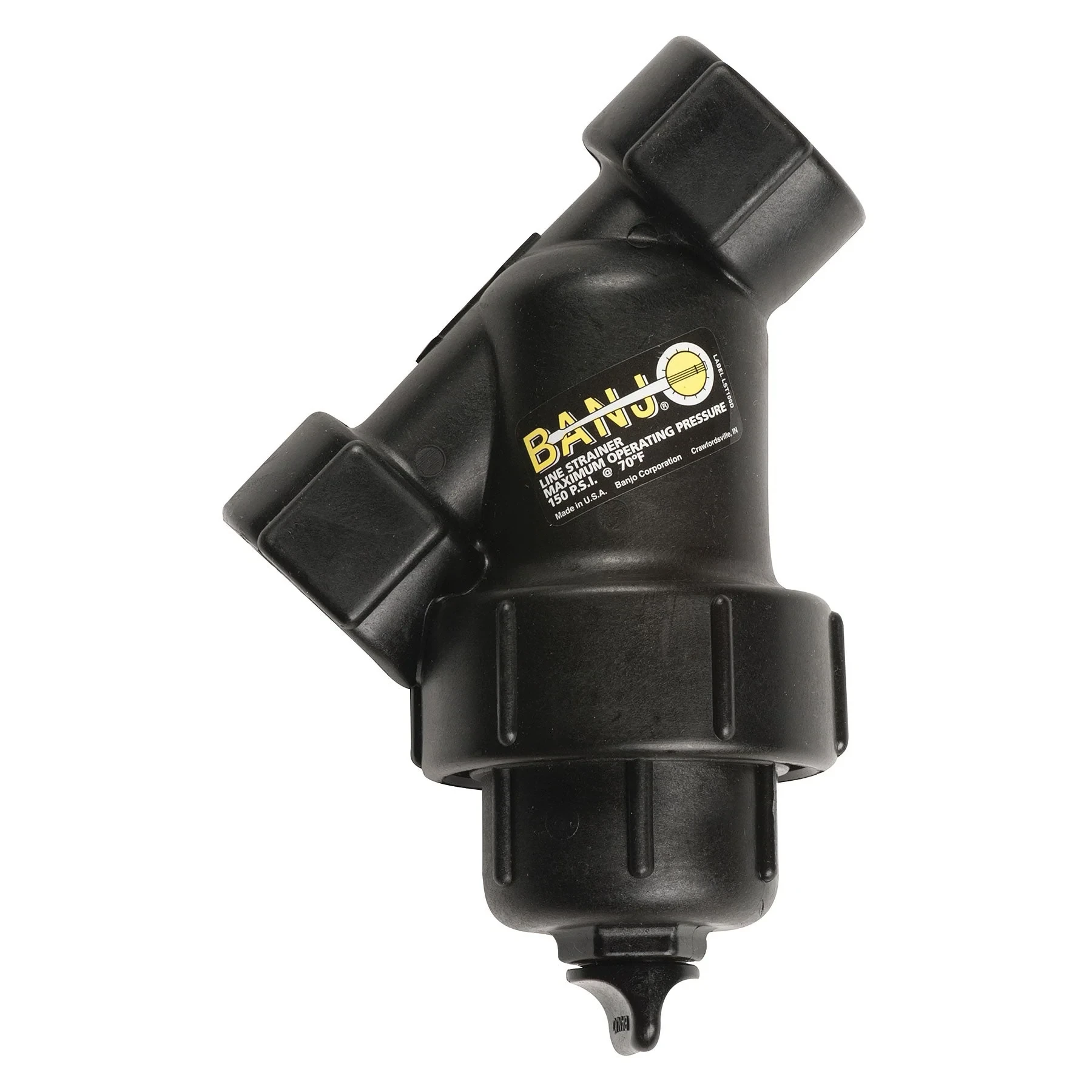 BANJO FITTINGS LS100-20 Y Strainer With 20 Mesh Stainless Steel Screen, 1 X 1 Inch Size | AC8TZW 3DTZ9