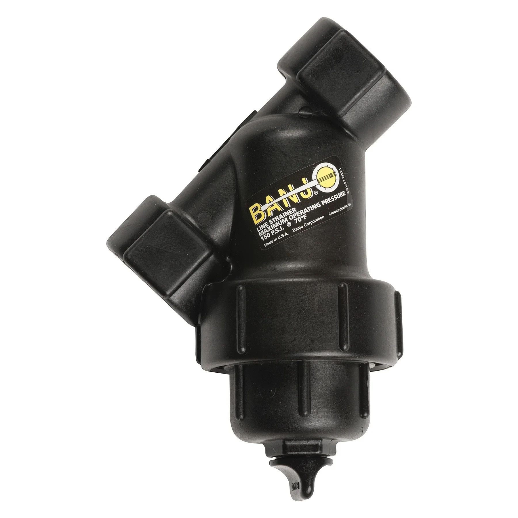 BANJO FITTINGS LS100-80 Y Strainer With 80 Mesh Stainless Steel Screen, 1 X 1 Inch Size | AC8UAB 3DUA2