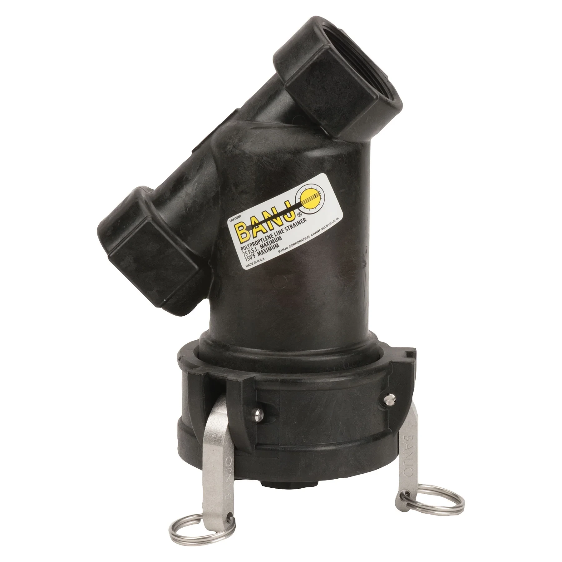 BANJO FITTINGS LSQ200-120 LSQ Strainer With 120 Mesh Screen, 2 X 2 Inch Size | BW9PAY