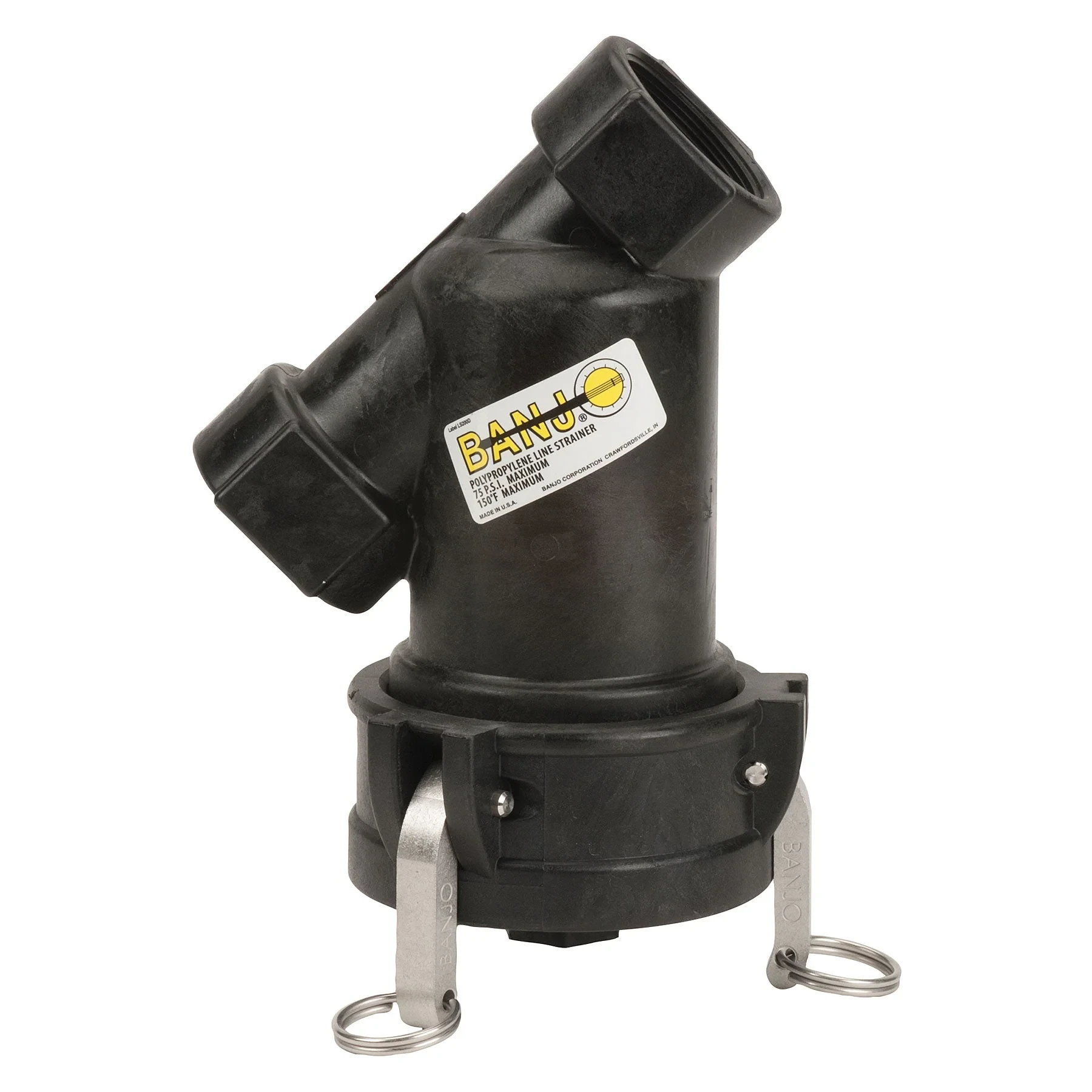 BANJO FITTINGS LSQ200-20 LSQ Strainer With 20 Mesh Screen, 2 X 2 Inch Size | BW9PAR