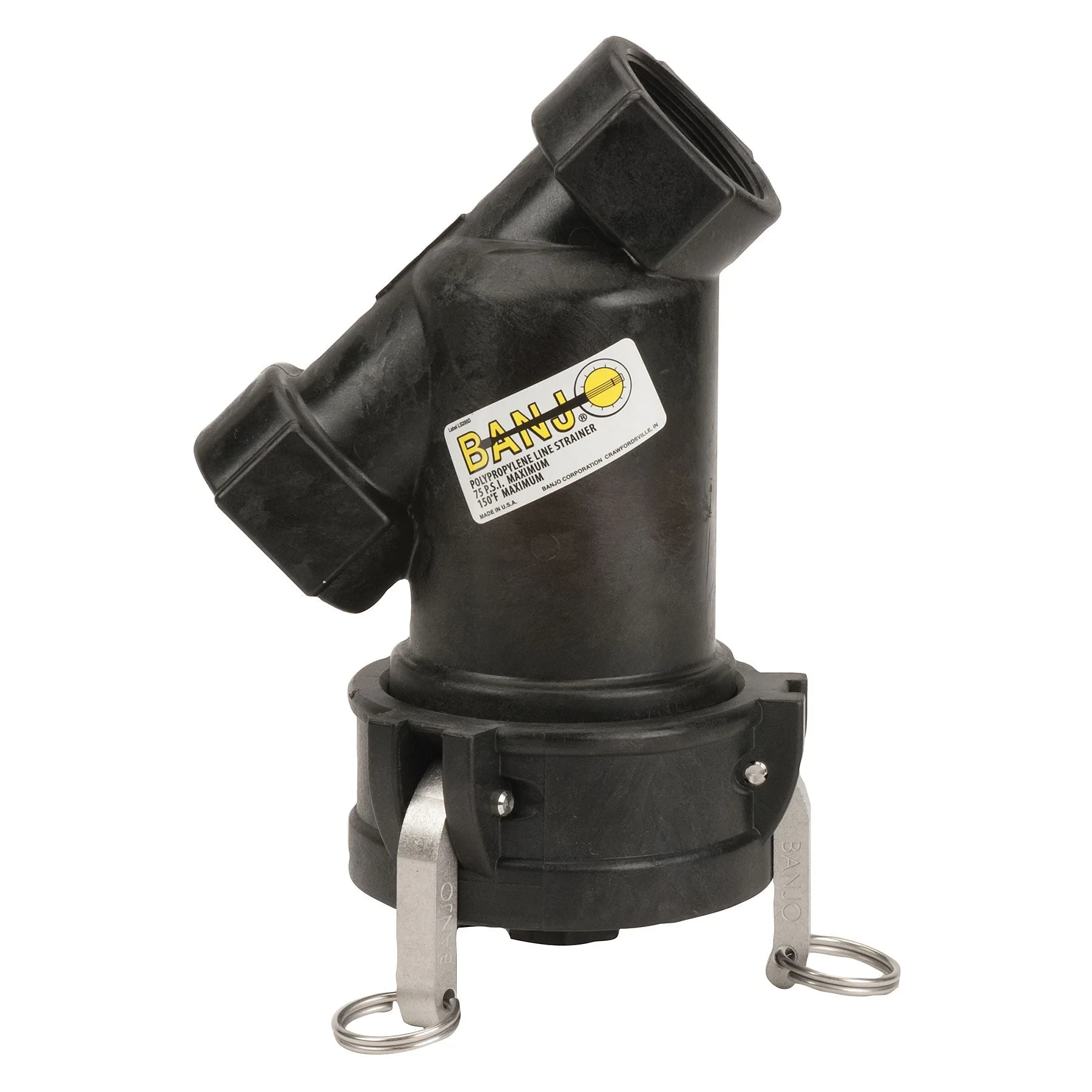 BANJO FITTINGS LSQ200-80 LSQ Strainer With 80 Mesh Screen, 2 X 2 Inch Size | BW9PAV