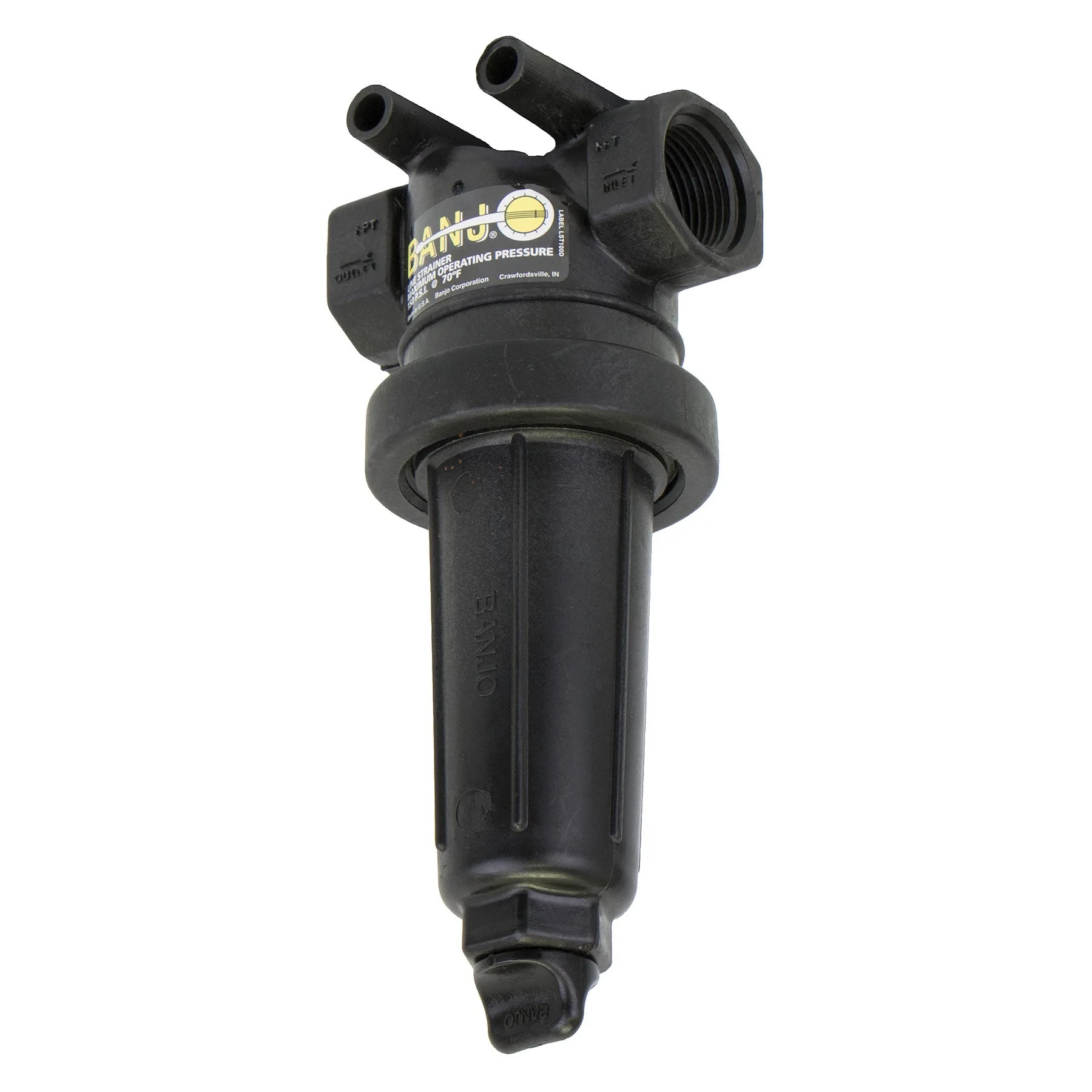 BANJO FITTINGS LST100-30 T Strainer With 30 Mesh Stainless Steel Screen, 1 X 1 Inch Size | AC8TYV 3DTX3