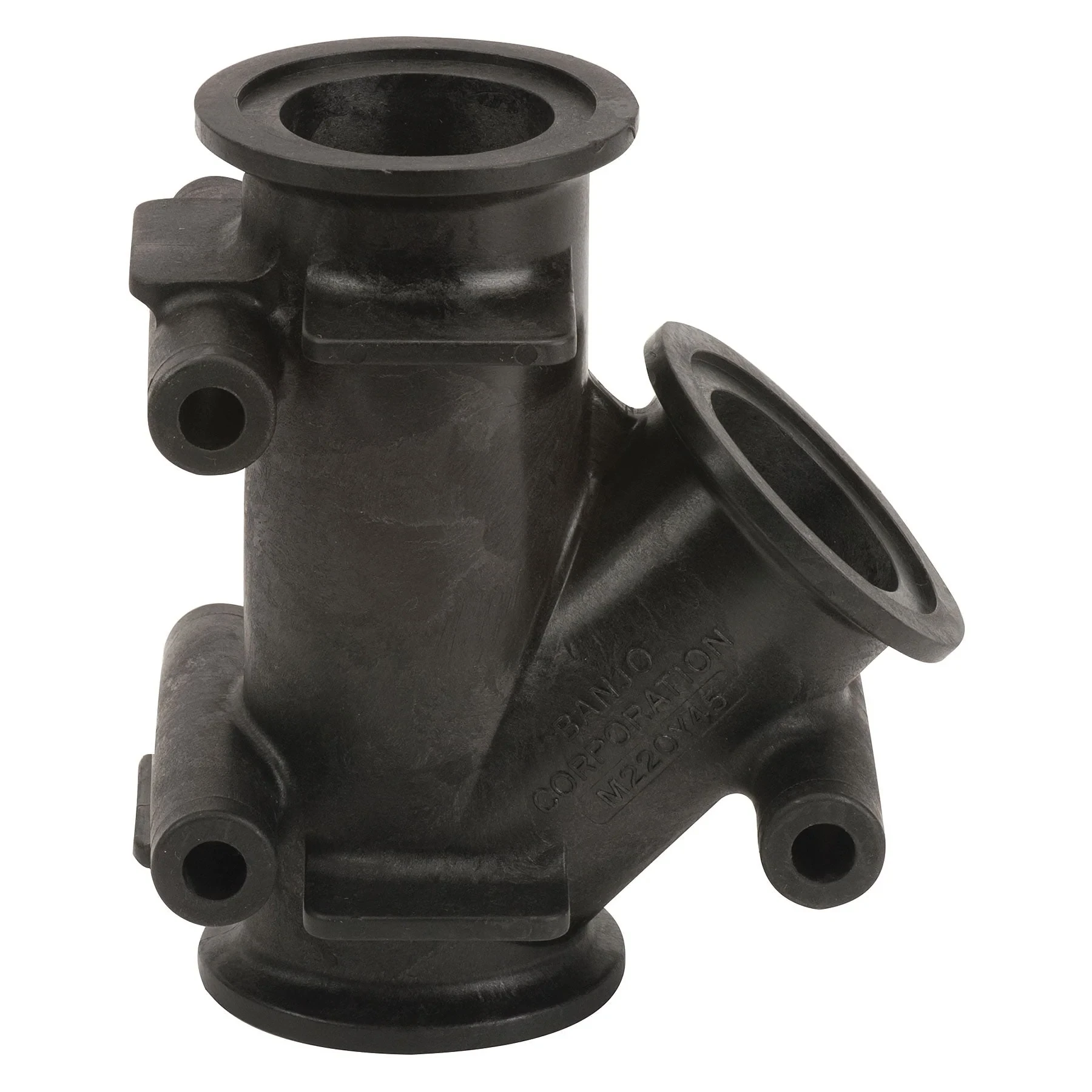 BANJO FITTINGS M220Y45 Manifold Flange, 2 Inch Full Port 45 Deg Y Coupling | BW9GDV
