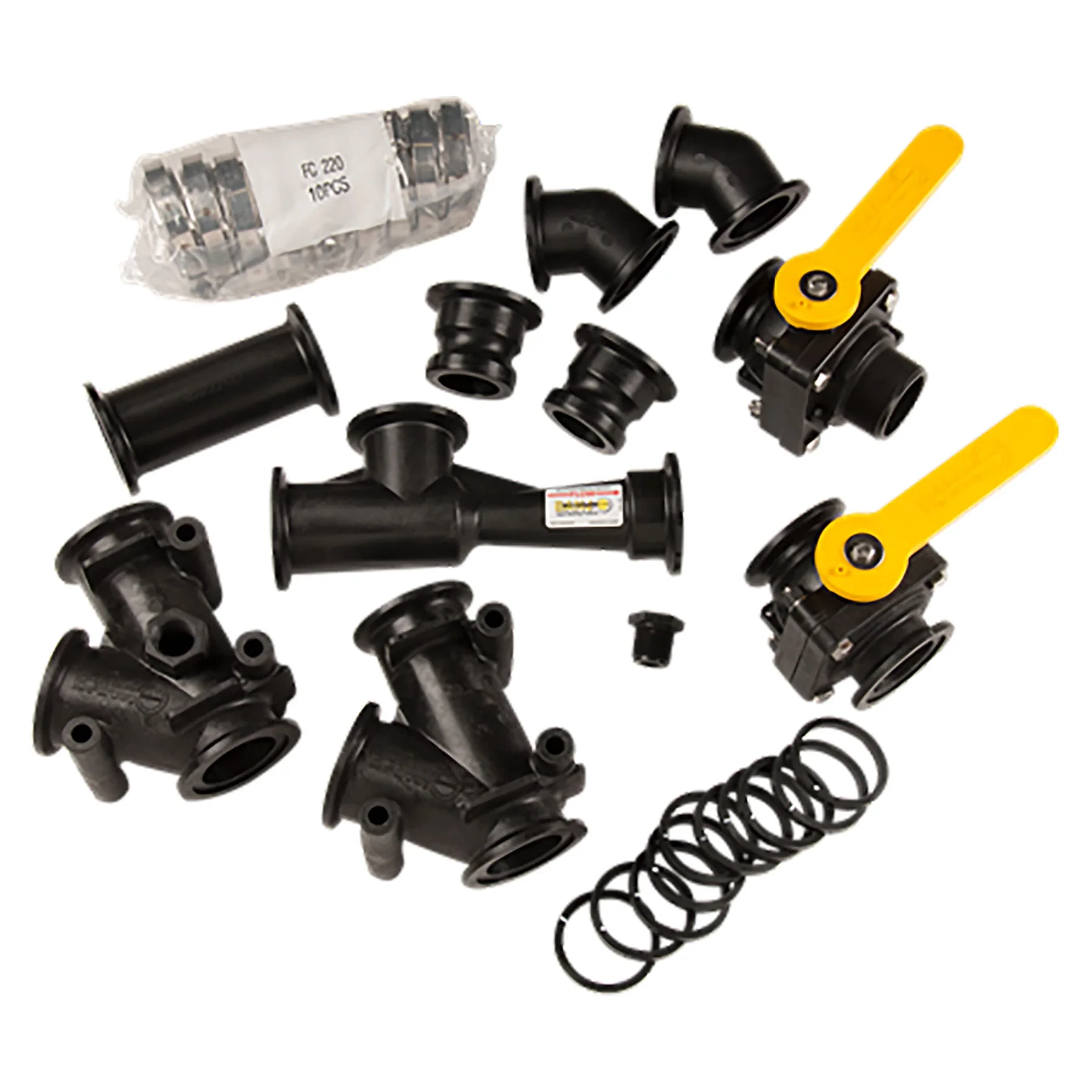 BANJO FITTINGS MIS220AAK Manifold Inductor System, Male X Male, 2 Inch Assembly | BW9ZZJ