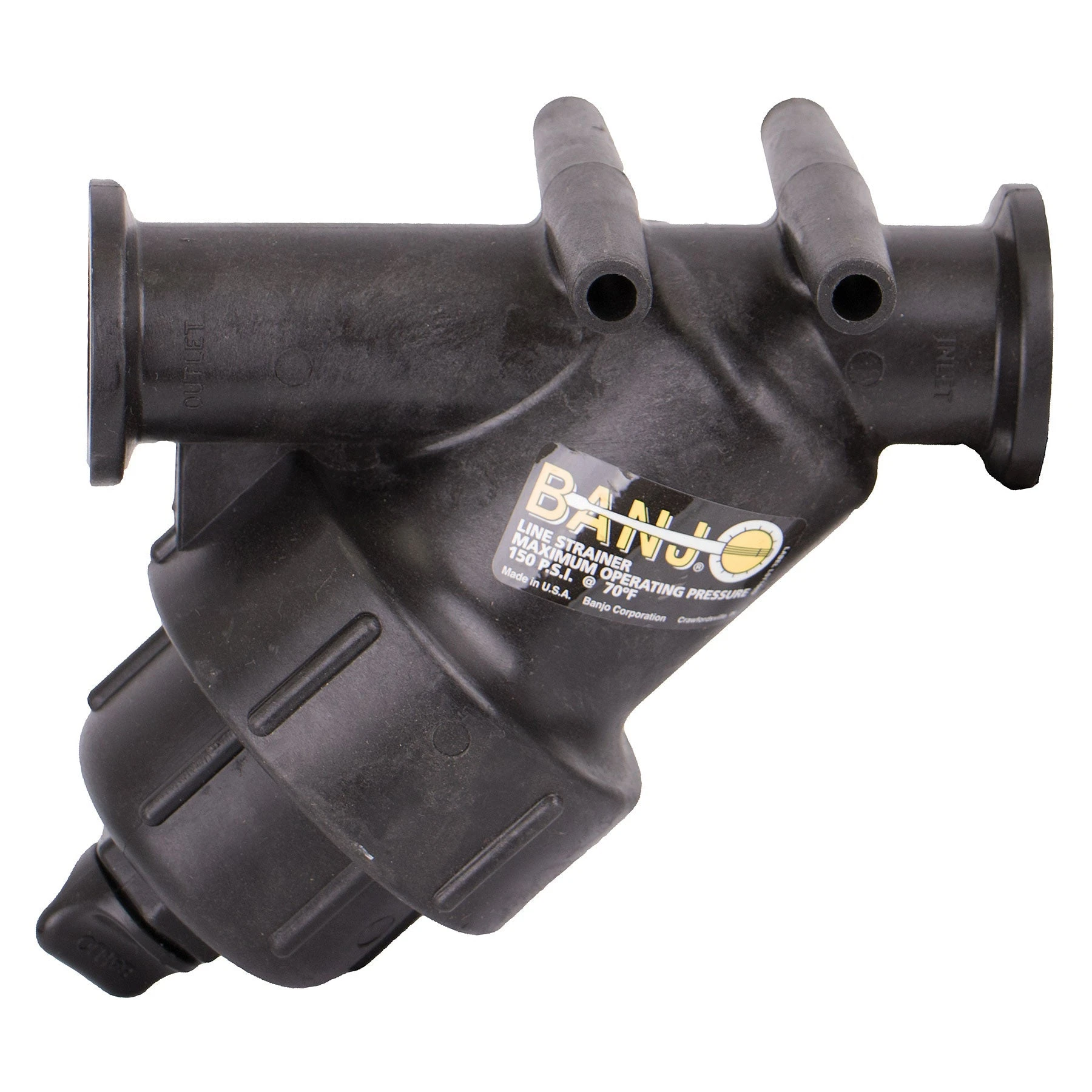 BANJO FITTINGS MLS100-20 Manifold Flanged Y-Line Strainer, Standard Port, 2 Inch, 20 Mesh, SS | BW9CML