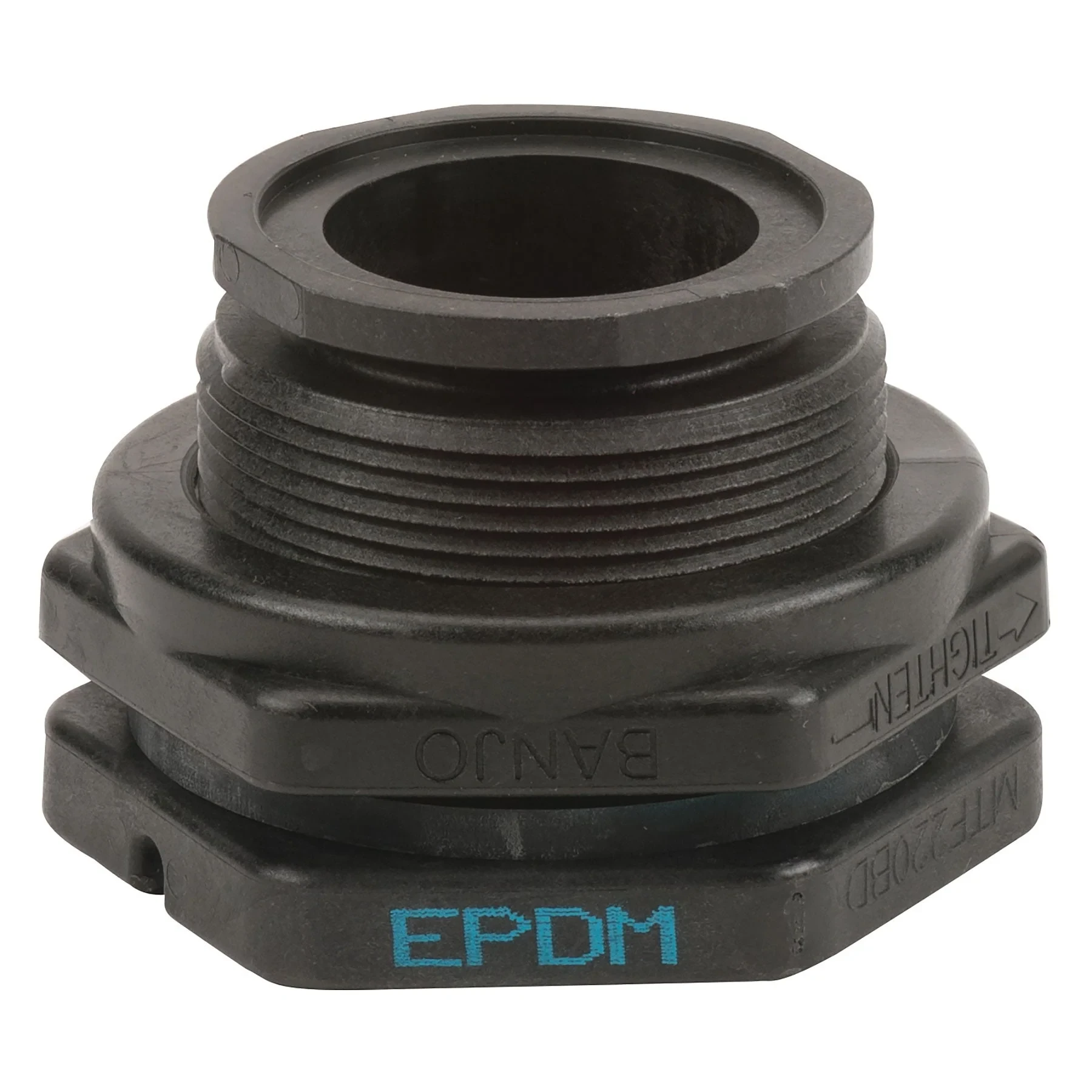 BANJO FITTINGS MTF220BD Full Port Manifold Epdm/Bottom Drain Tank Flange, 2 X 2 Inch Size | BW9ADN