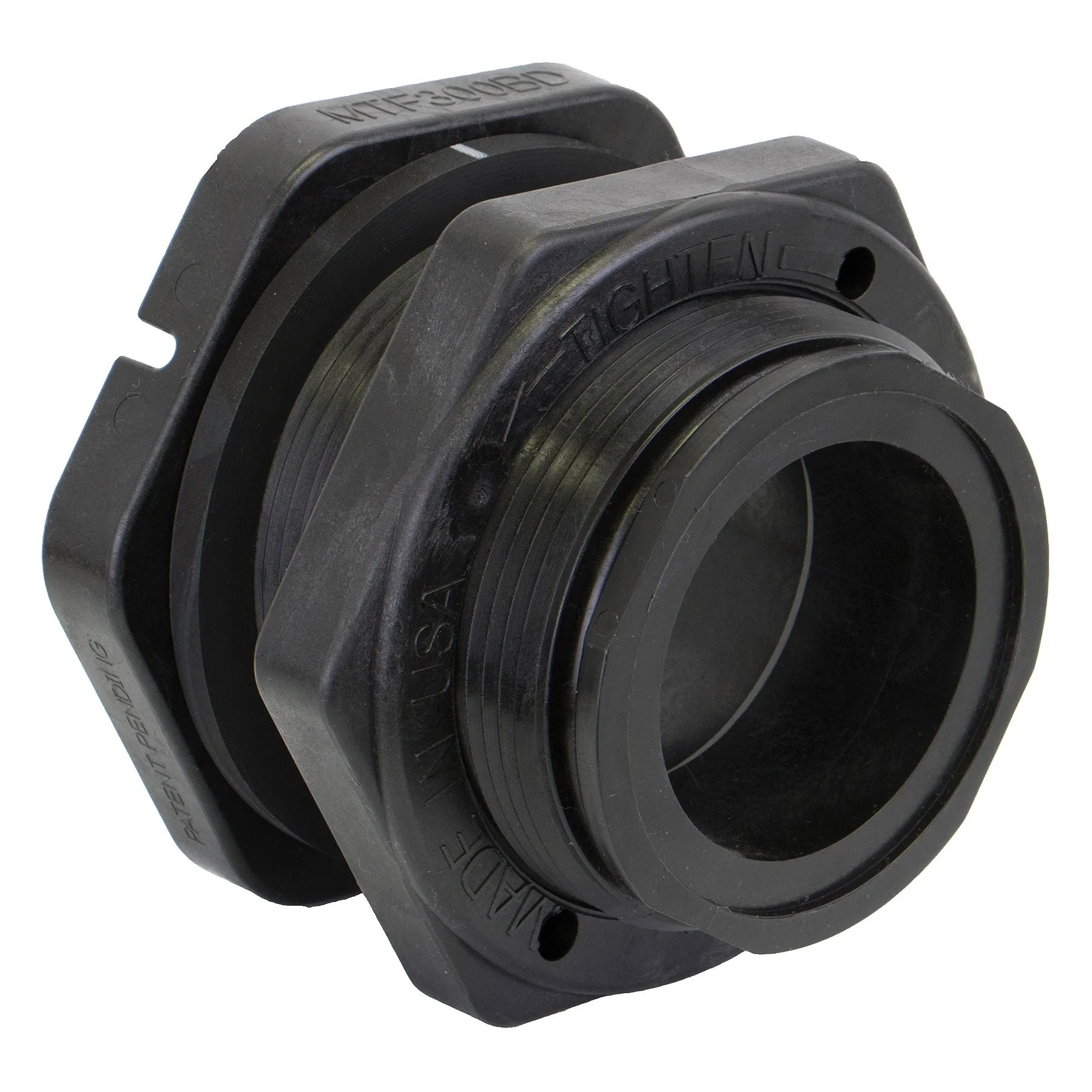 BANJO FITTINGS MTF300BD Threaded Flange, Manifold EPDM, Drain Tank, 3 X 3 Inch Size | BW9FPF