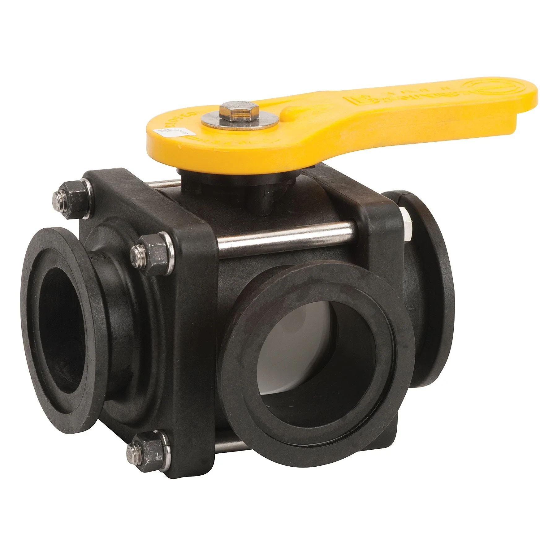 BANJO FITTINGS MV220SL Full Port Manifold Valve, 3-Way Side Load, 2 Inch Size | BW9NDU