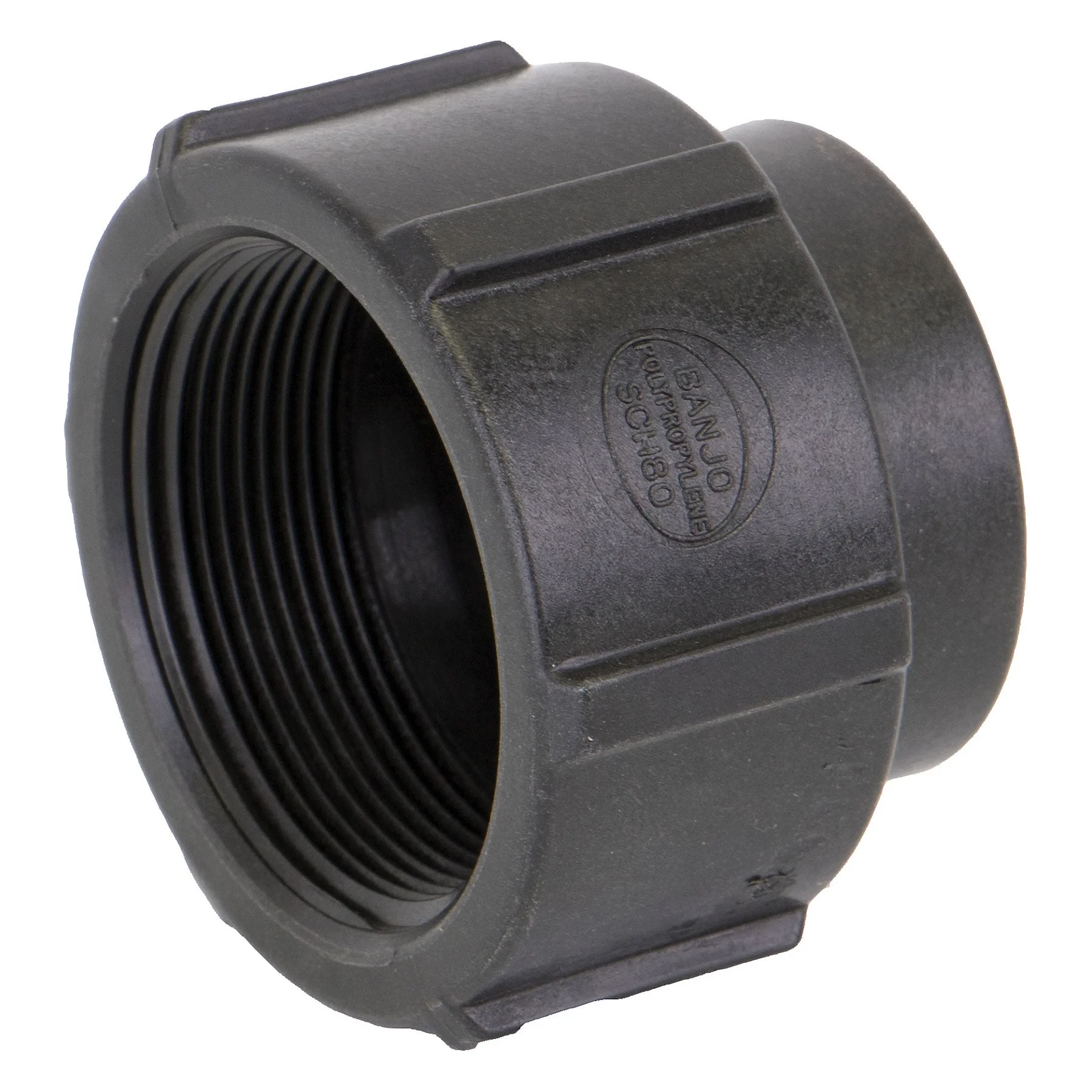 Poly Reducing Coupling, 2 X 1-1/4 Inch Size