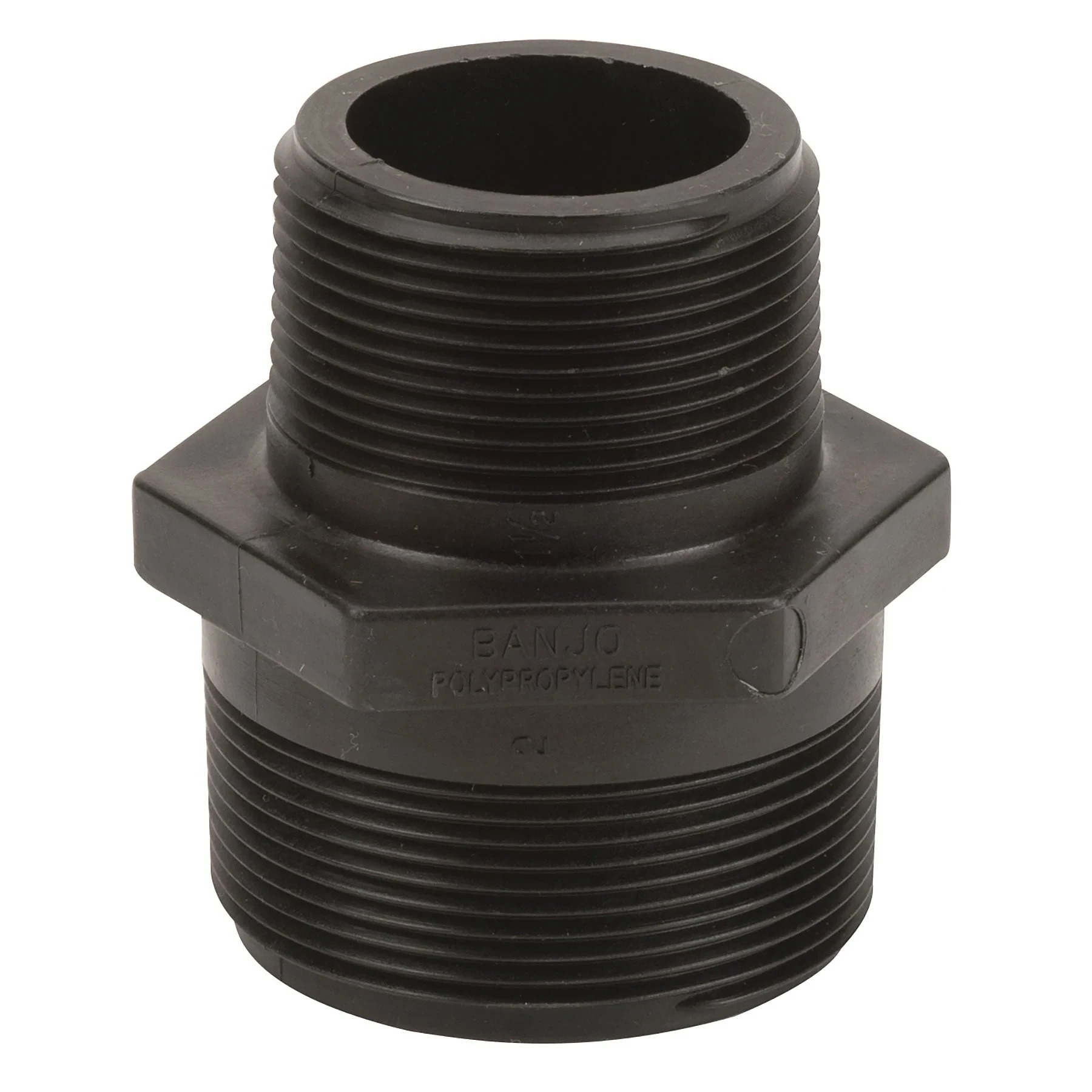 Poly Reducer Nipple, 2 X 1-1/2 Inch Size