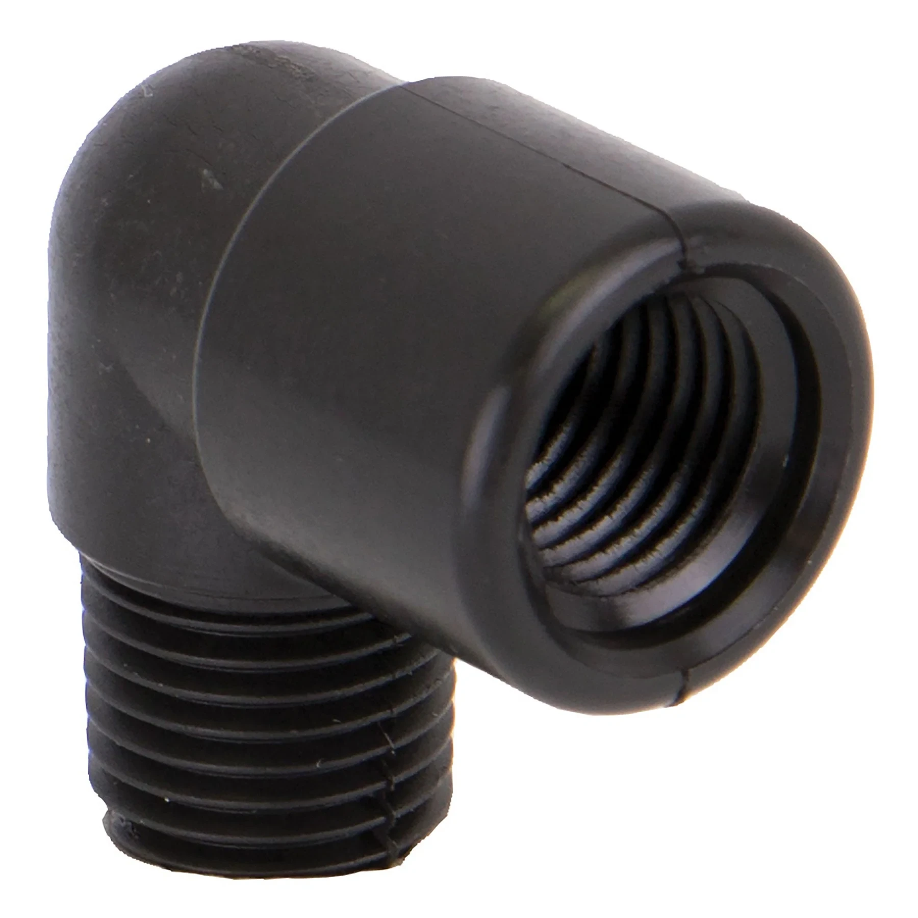 BANJO FITTINGS SL025-90 Poly Pipe Street 90 Deg Elbow, 1/4 Inch Size | BW8DEL