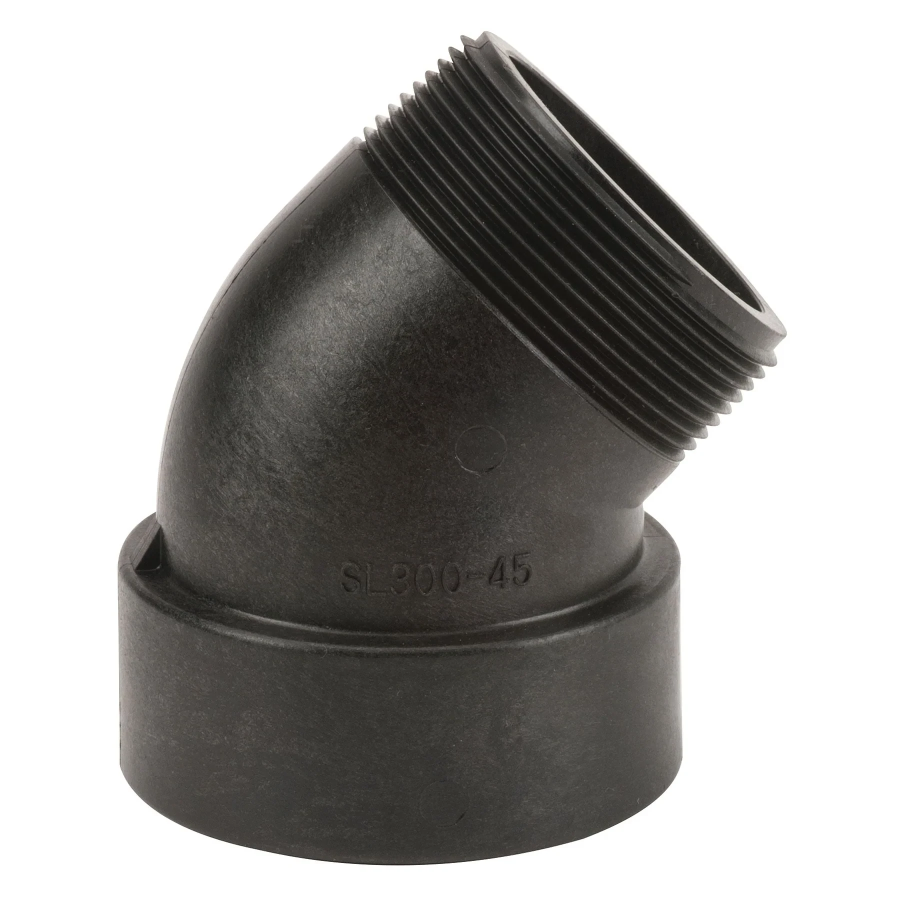 Poly Pipe Street 45 Deg Elbow, 3 Inch Size