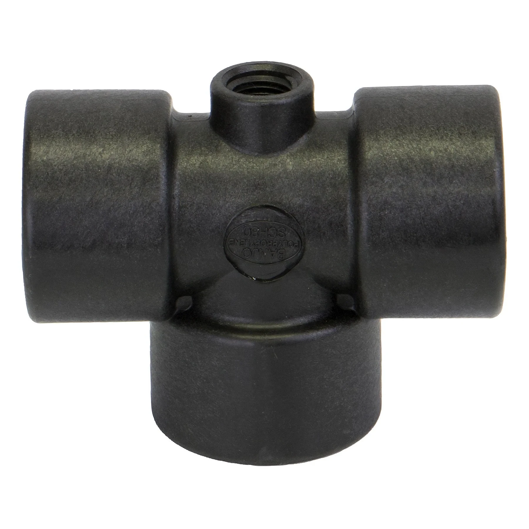 BANJO FITTINGS TEG100 Pipe Tee, With 1/4 Inch Female Thread, 1 Inch, Polypropylene | BW8WLR